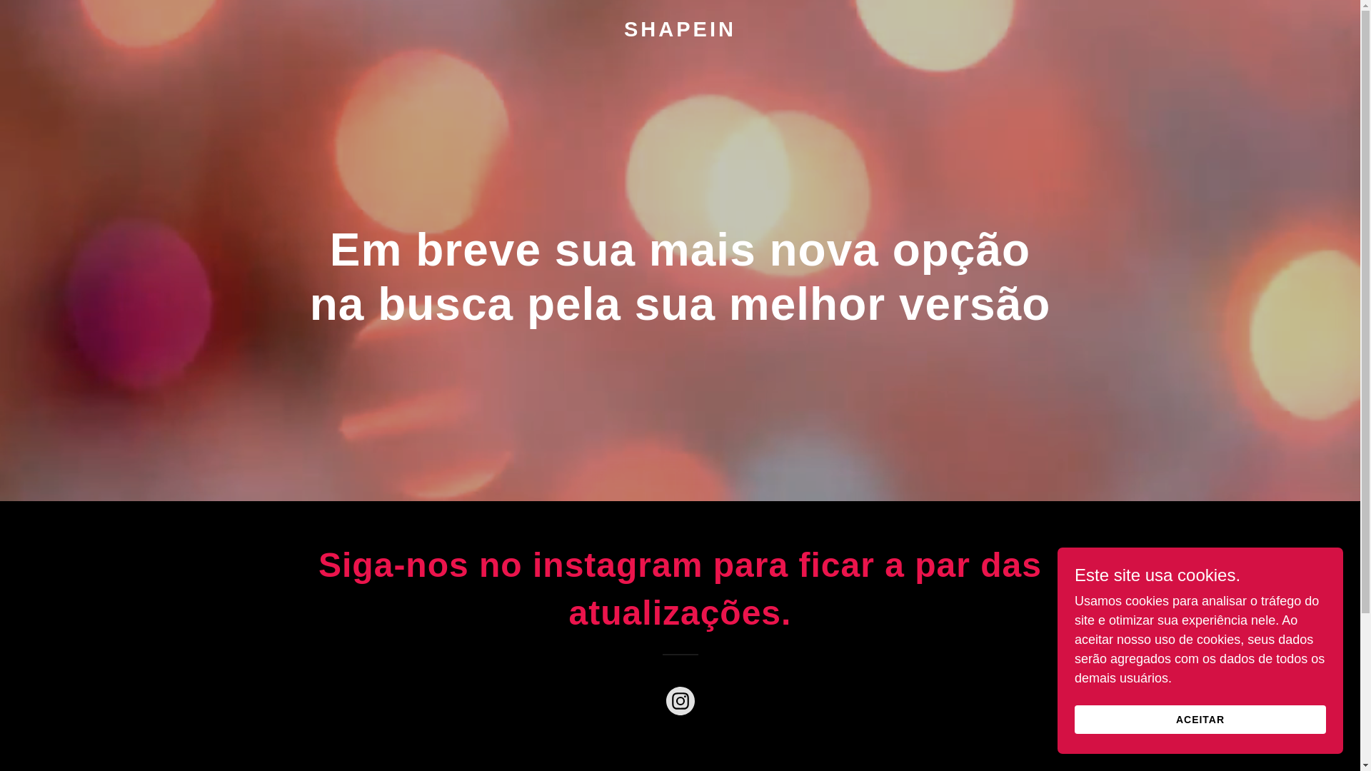 website screenshot of https://shapein.com.br/