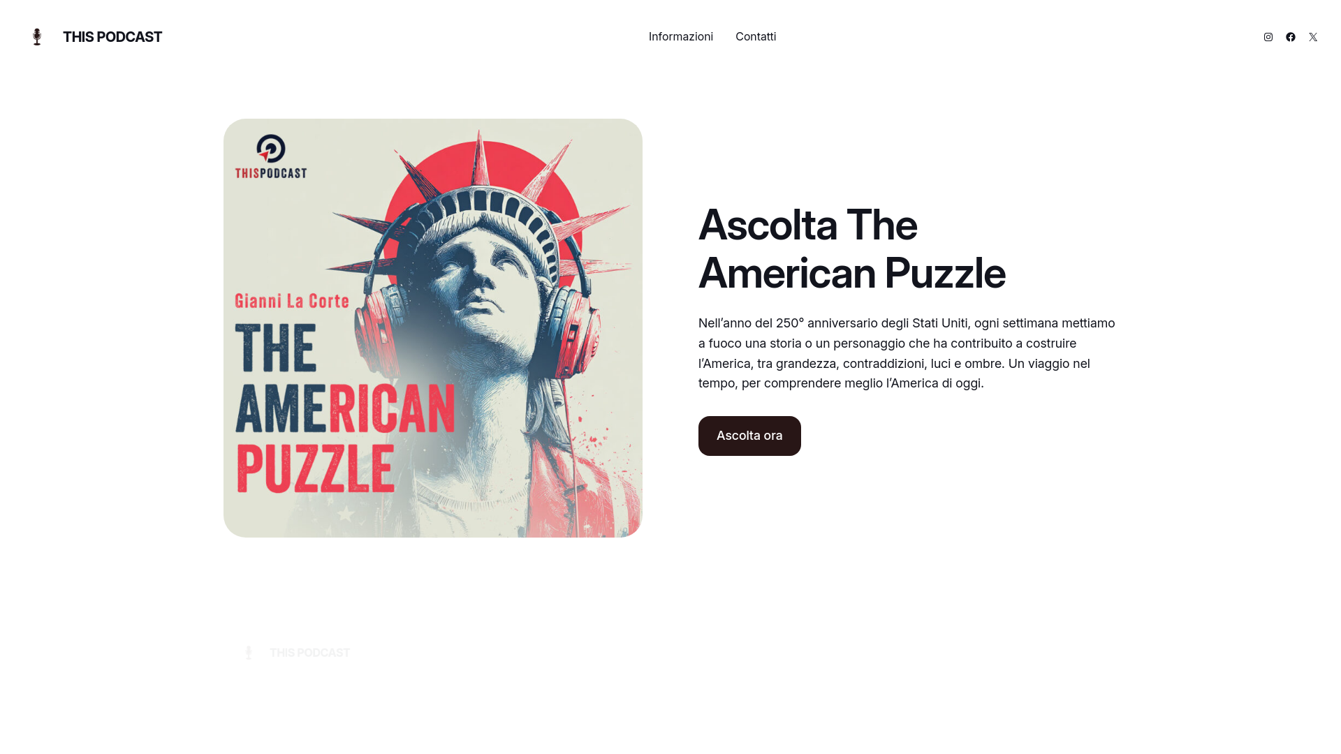 website screenshot of https://thispodcast.it/