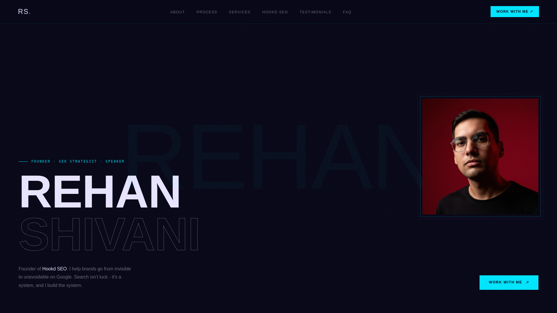 website screenshot of https://rehanshivani-com.pages.dev/