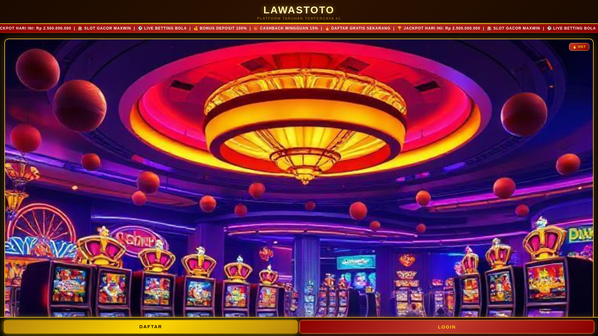 website screenshot of https://lawastoto-login.pages.dev/