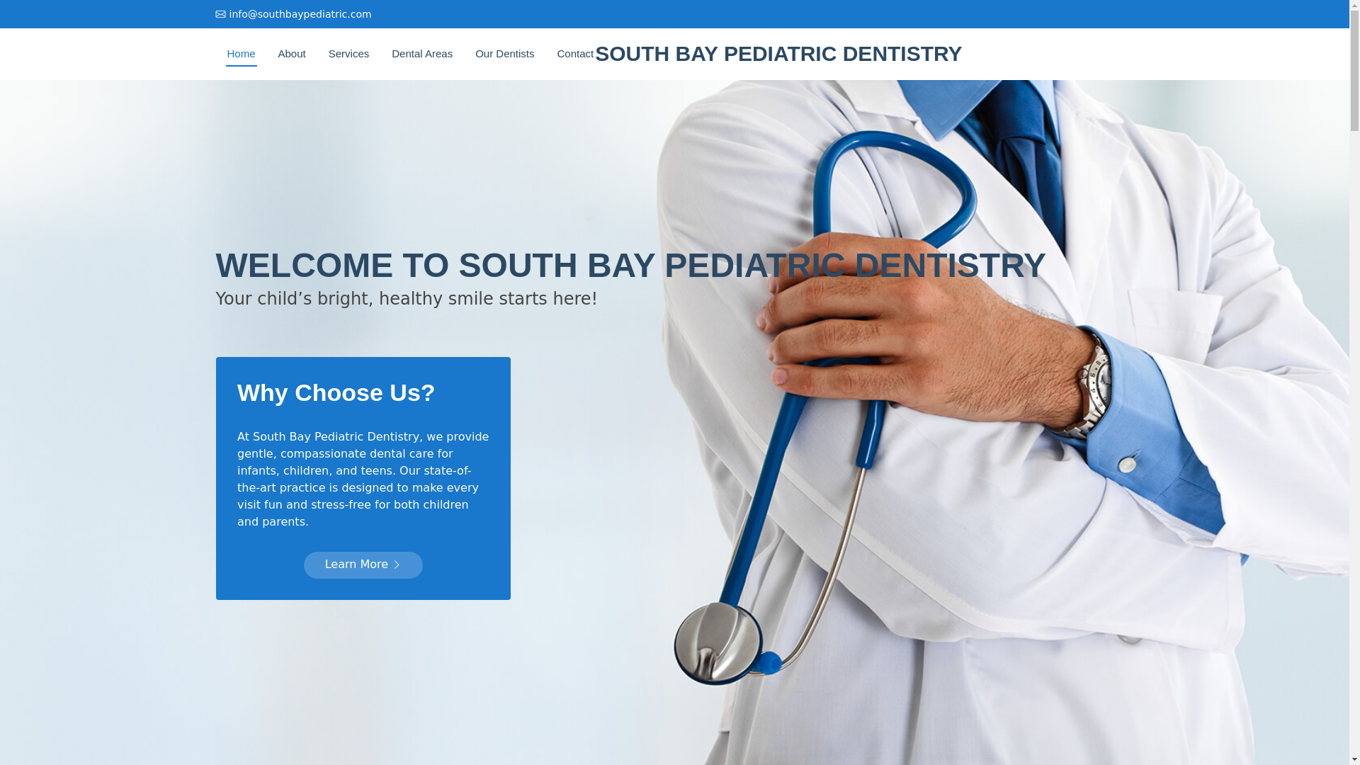 website screenshot of https://southbaypediatric.pages.dev/
