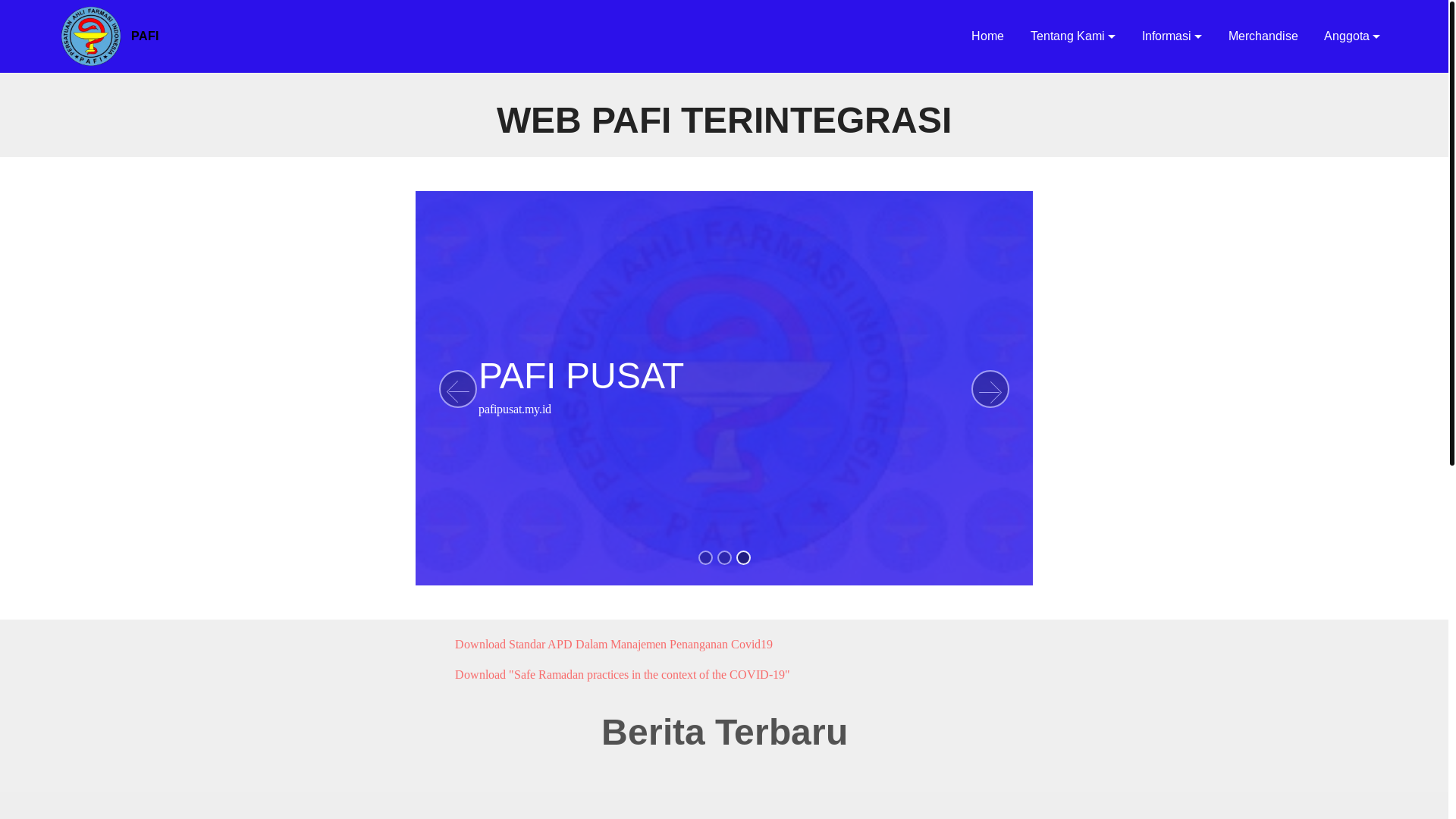 website screenshot of https://pafimelaka-my-id.pages.dev/