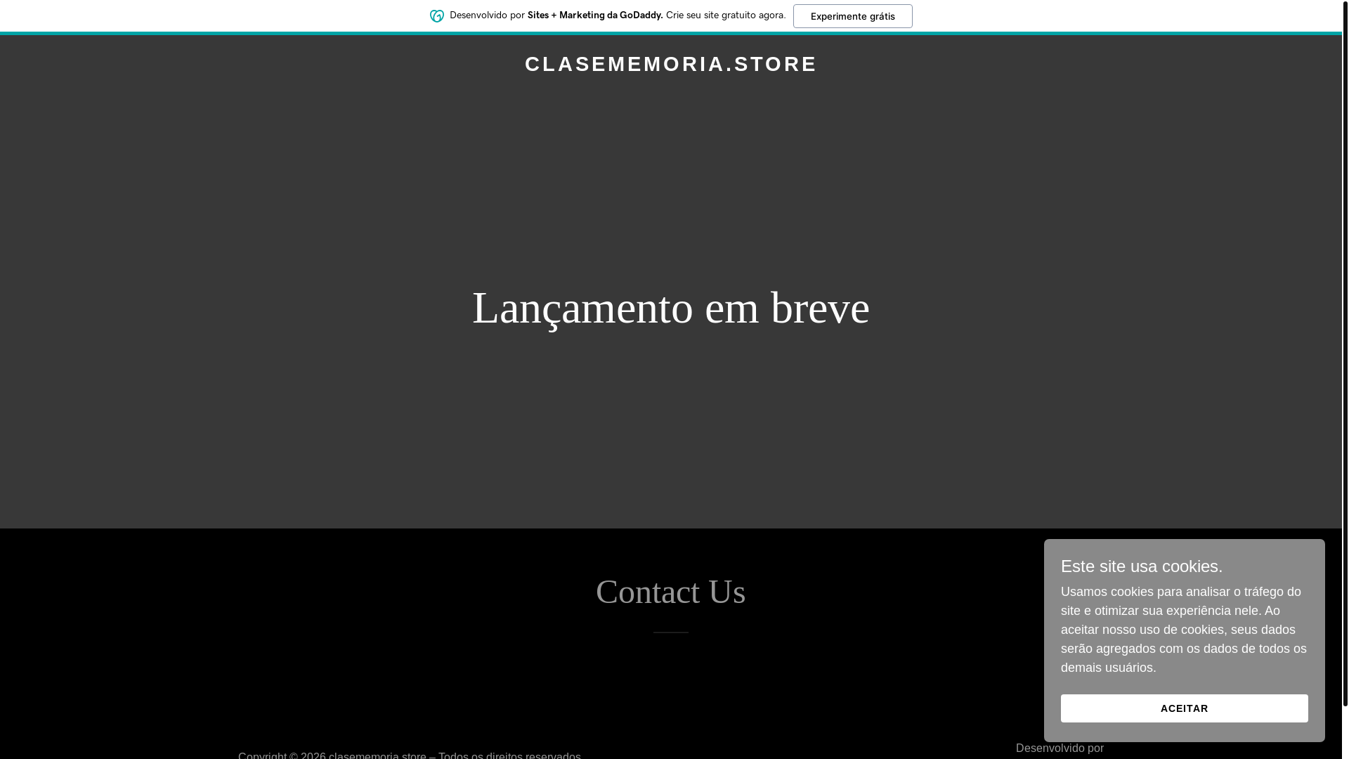 website screenshot of https://clasememoria.store/