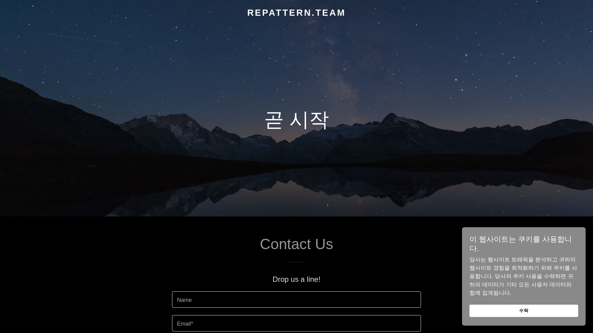 website screenshot of https://repattern.team