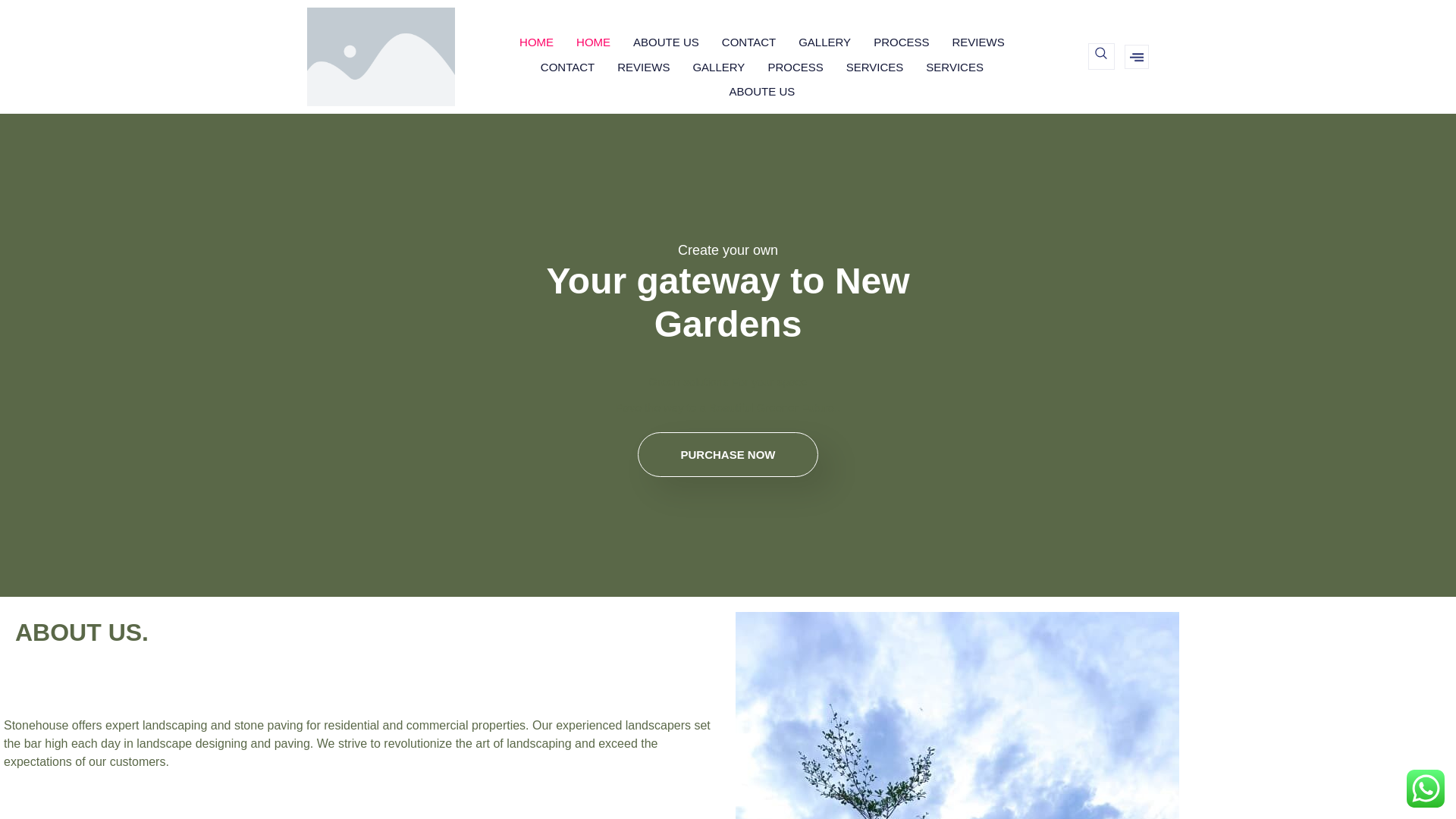 website screenshot of https://stonehouselandscapingcompany.com