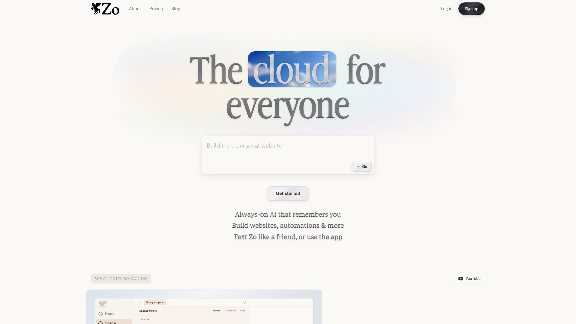 website screenshot of https://gozocomputer.com/