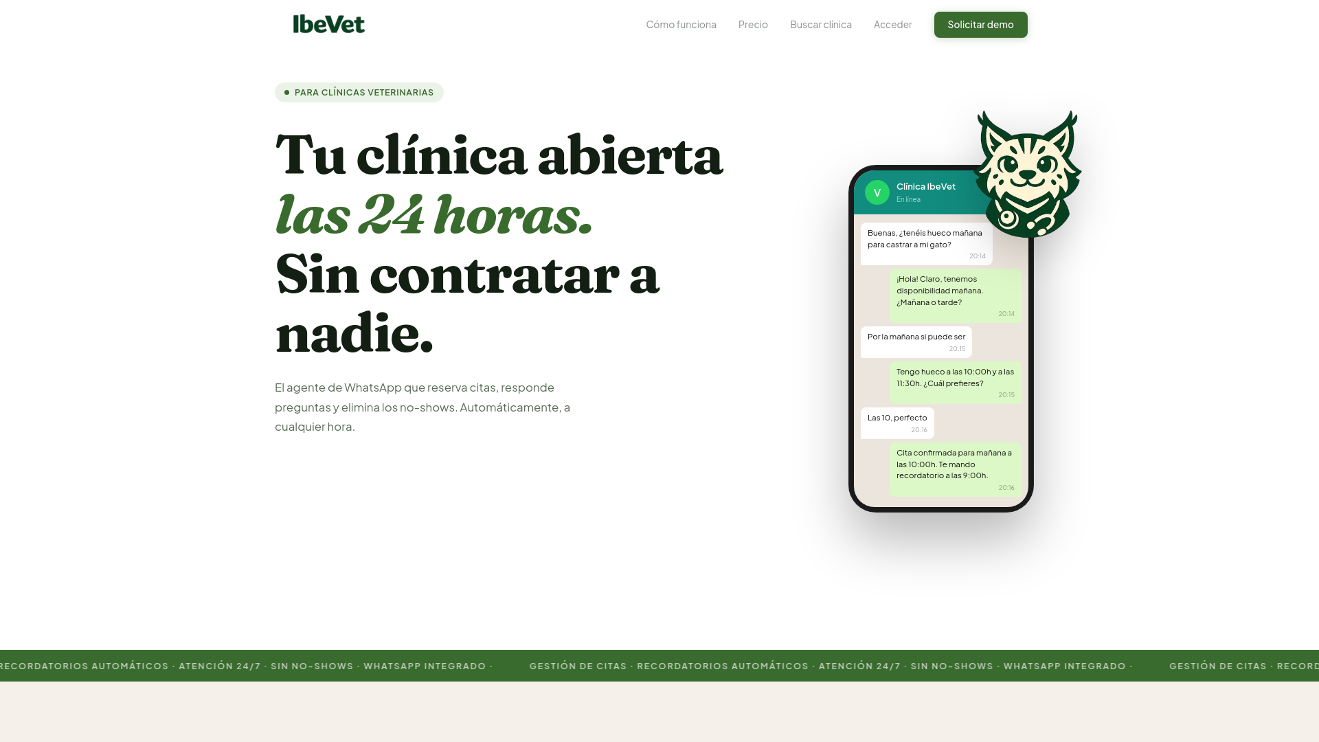 website screenshot of https://ibevet.com/