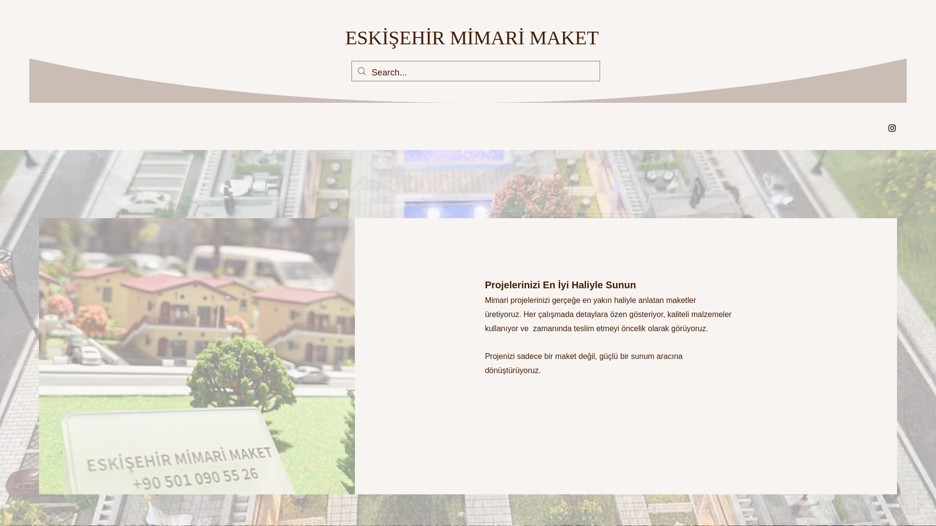 website screenshot of https://eskisehirmimarimaket26.com/