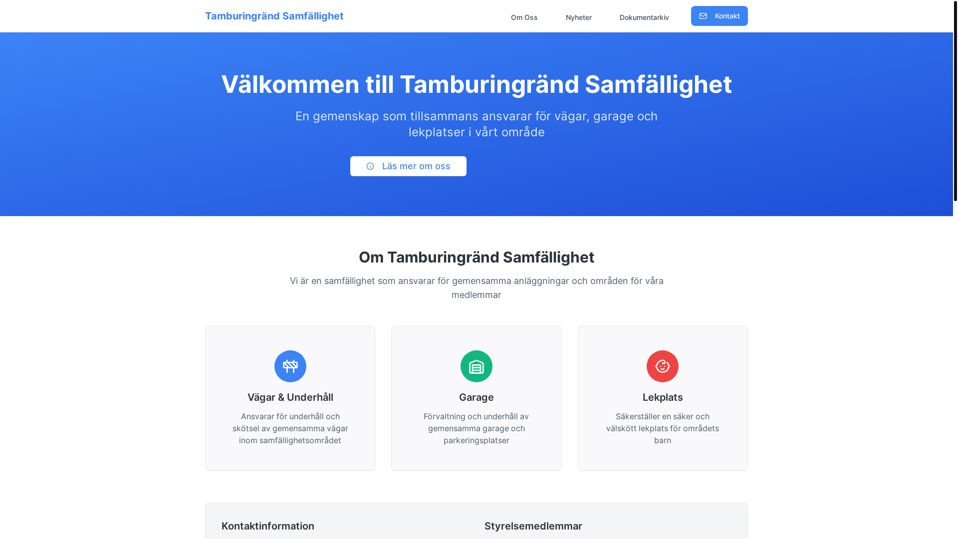 website screenshot of https://tamburing-website.pages.dev/