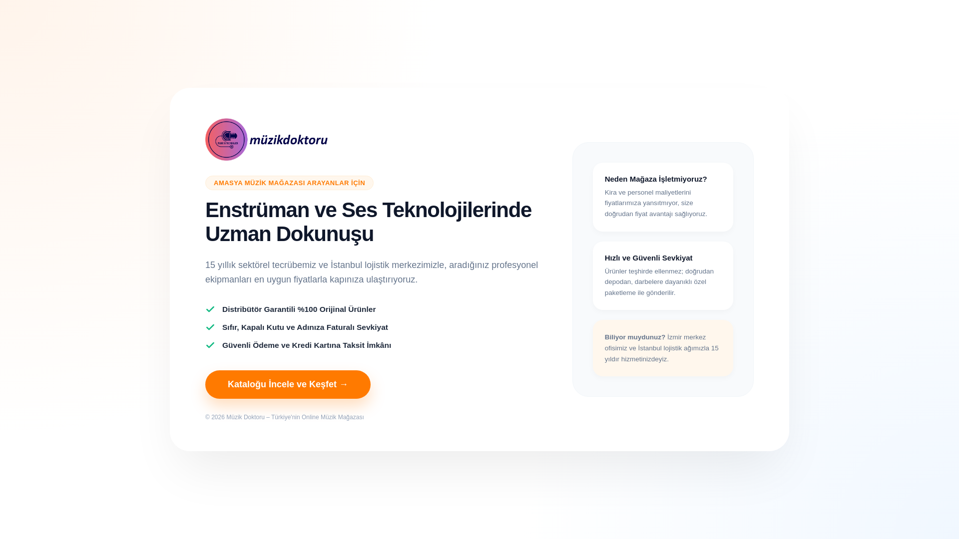 website screenshot of https://amasyamuzikmagazasi.pages.dev/
