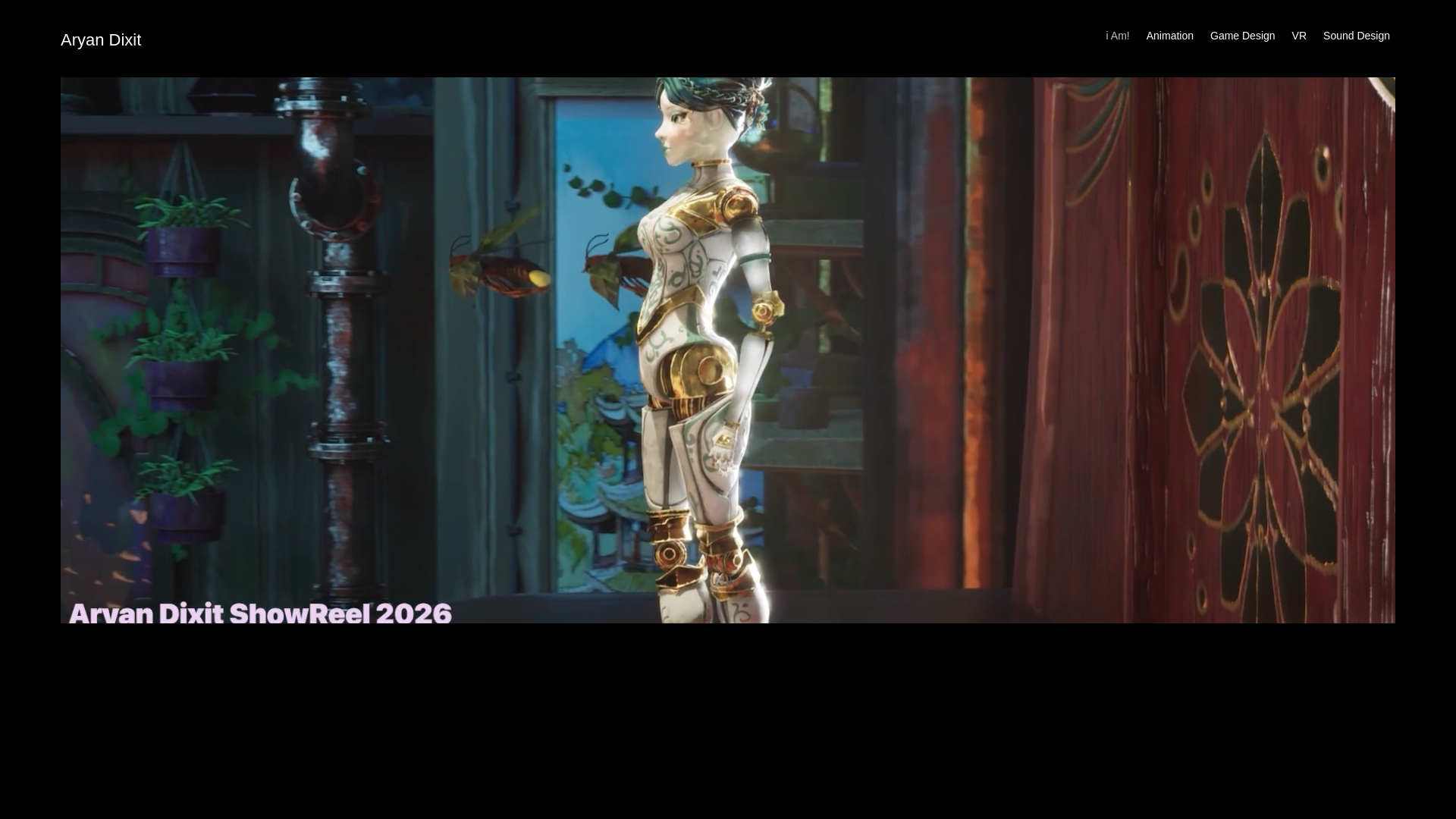 website screenshot of https://aryandixit6.com/