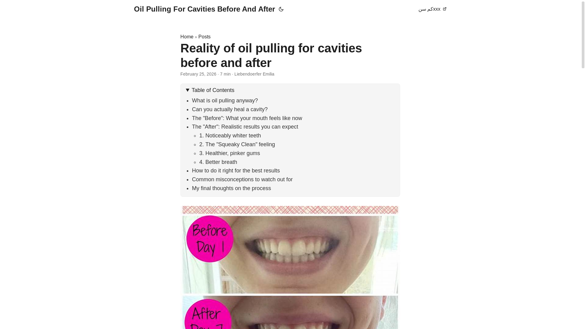 website screenshot of https://oil-pulling-for-cavities-before-and-after.pages.dev/