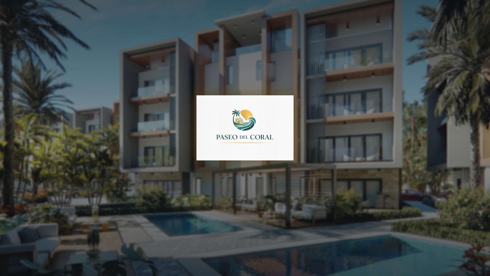 website screenshot of https://paseodelcoral.com/