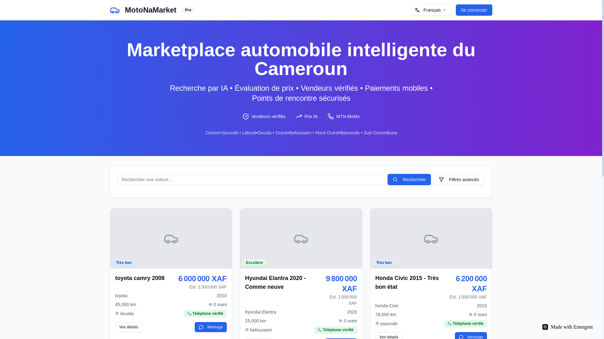 website screenshot of https://motonamarket.com/