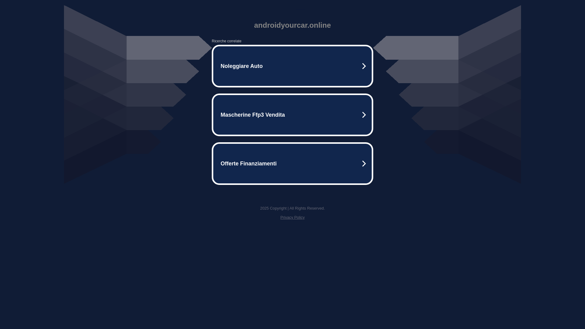 website screenshot of https://androidyourcar.online/