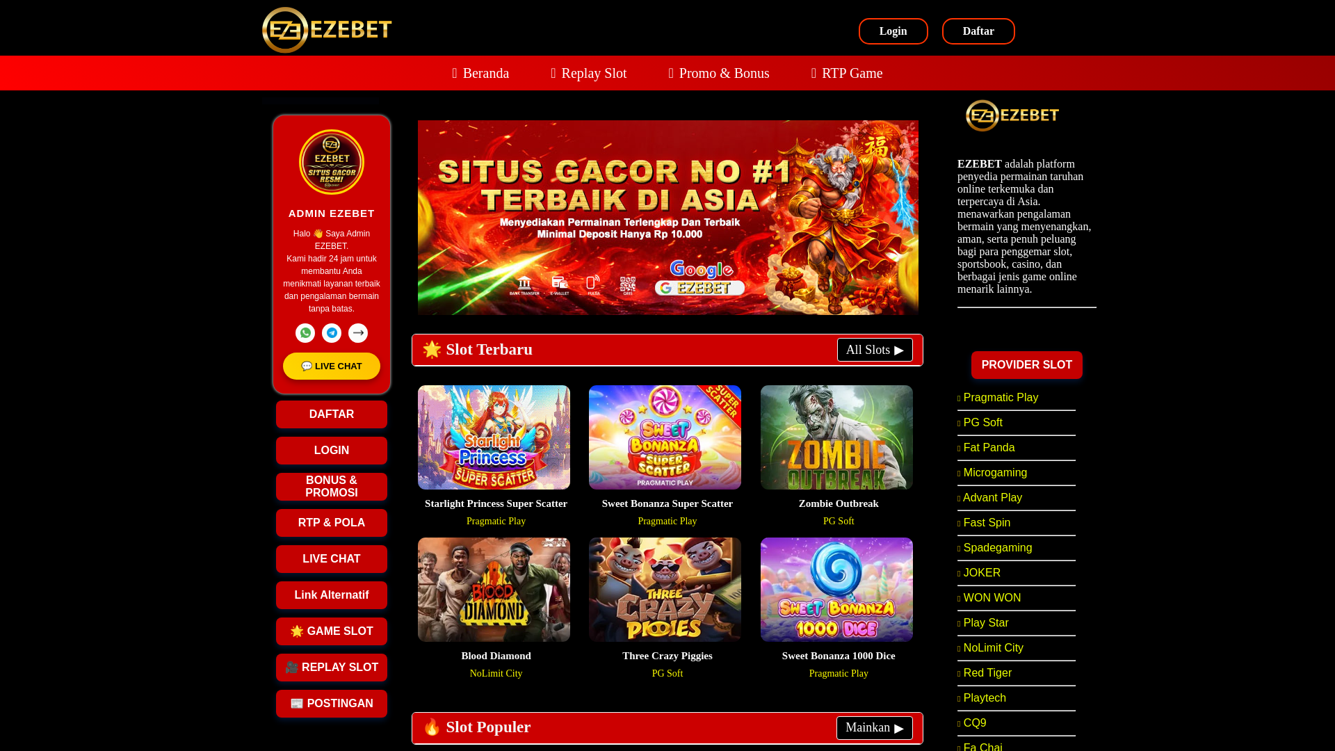 website screenshot of https://ezexplay99.site/