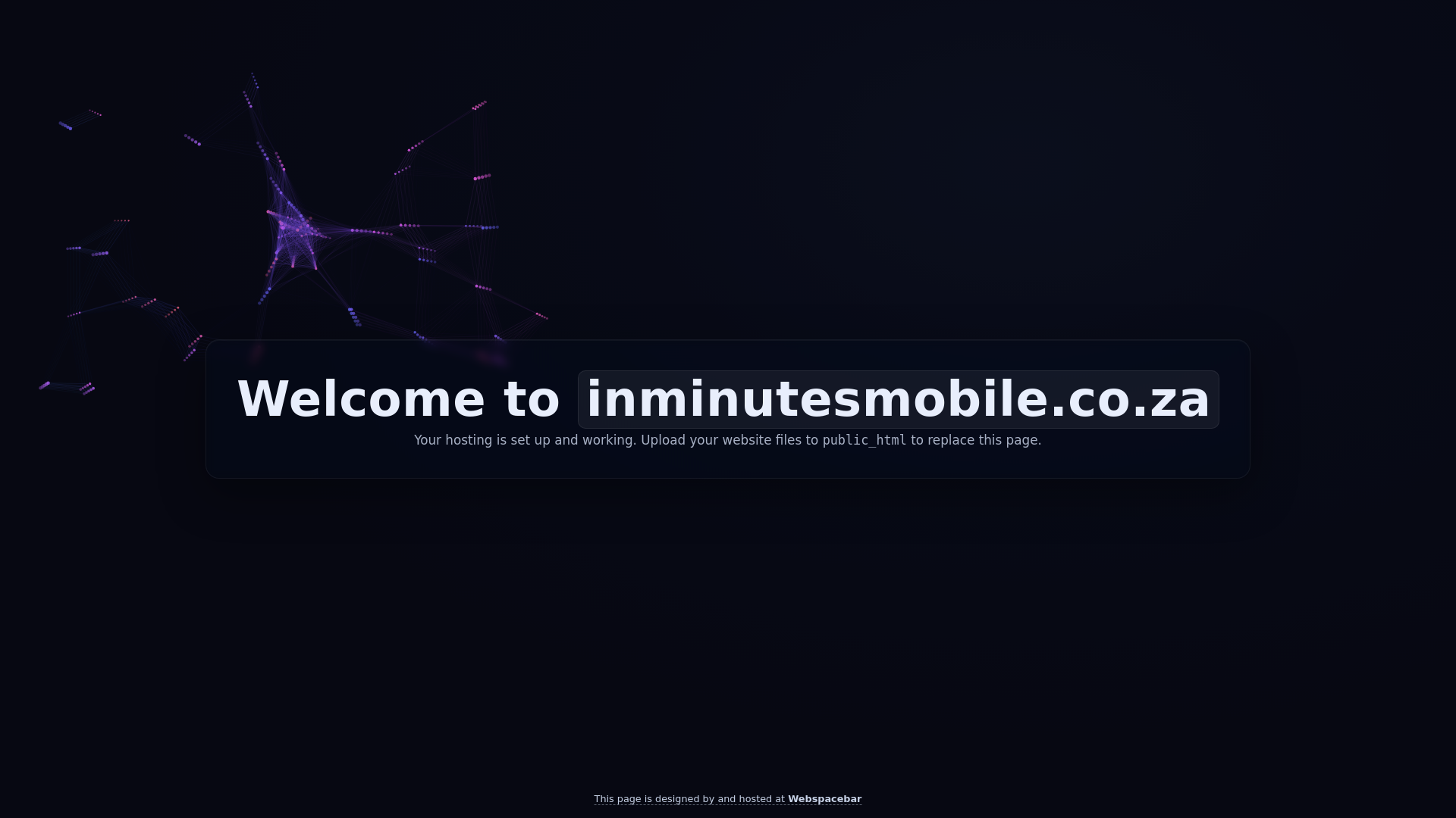 website screenshot of https://inminutesmobile.co.za/