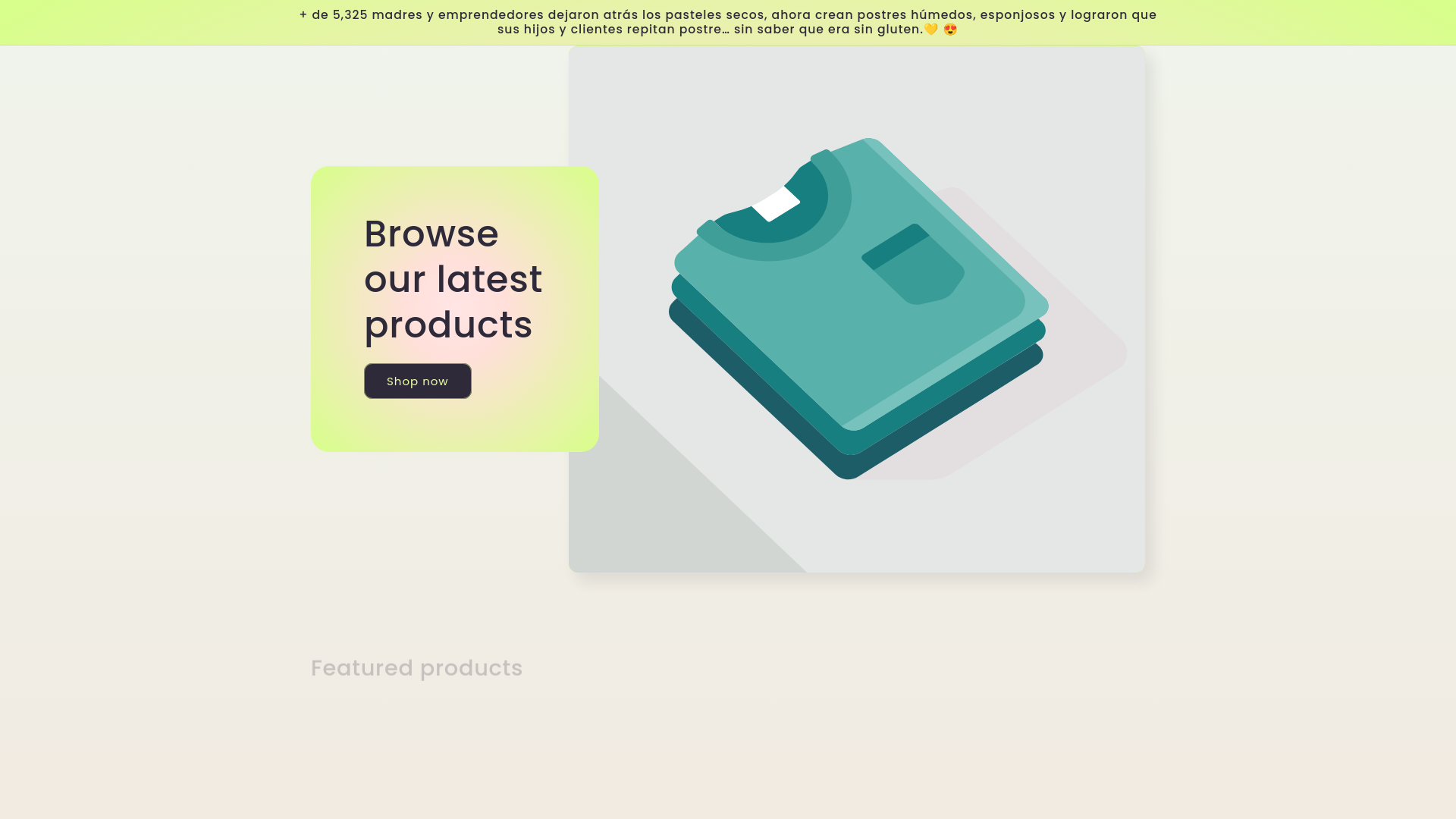 website screenshot of https://mitiendadigital.lat/