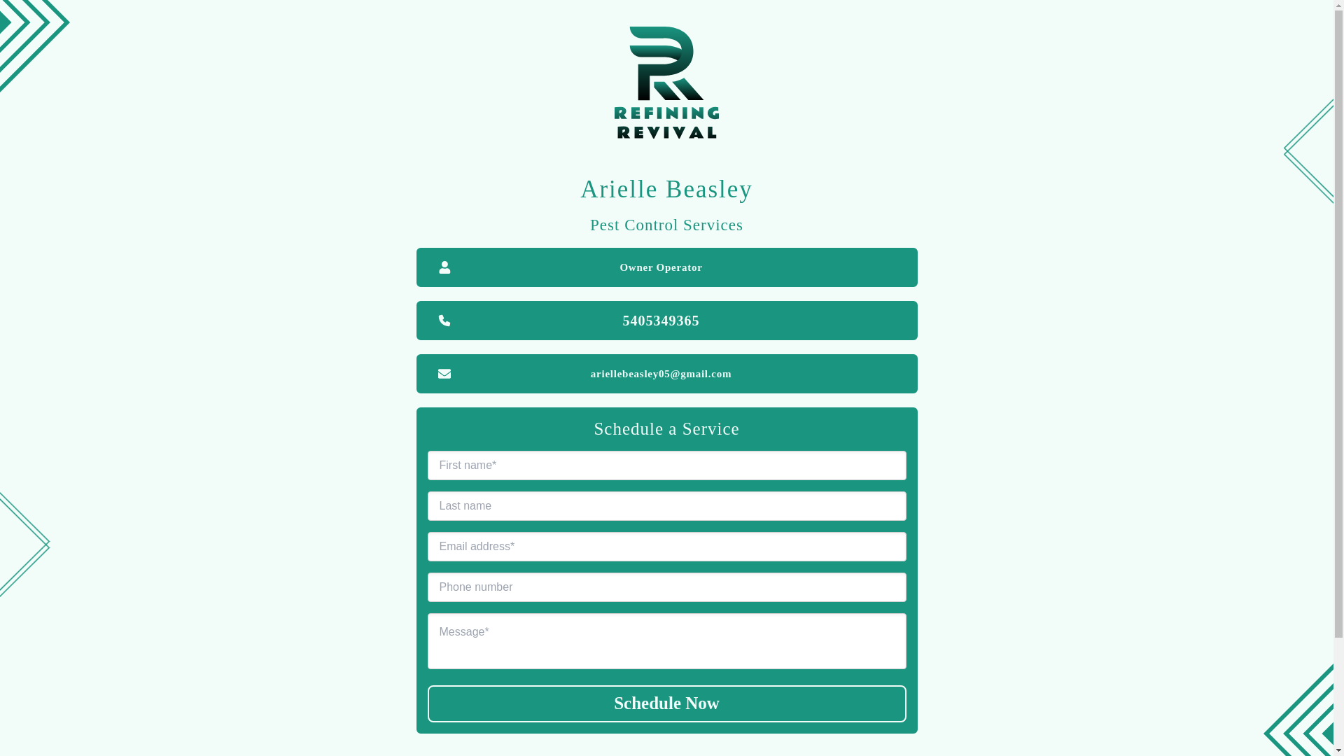 website screenshot of https://refiningandrevival.com/