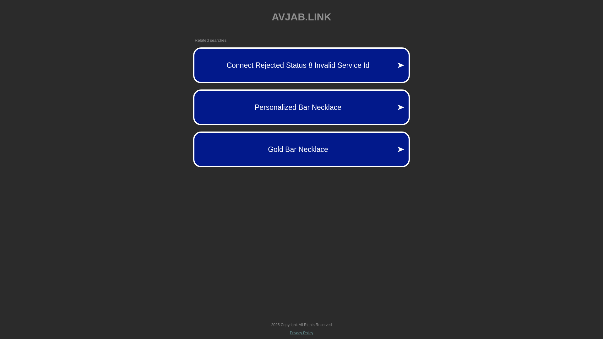 website screenshot of https://avjab.link/
