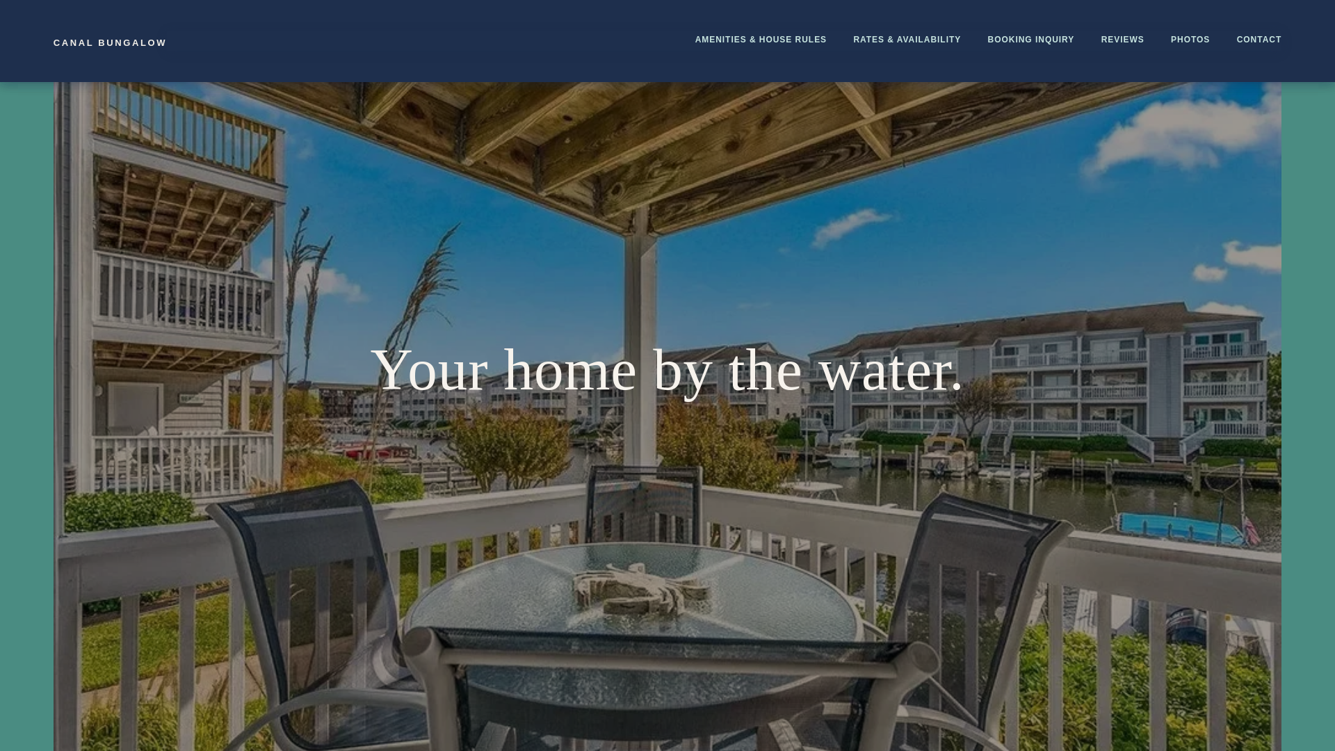 website screenshot of https://canalbungalowocmd.com/