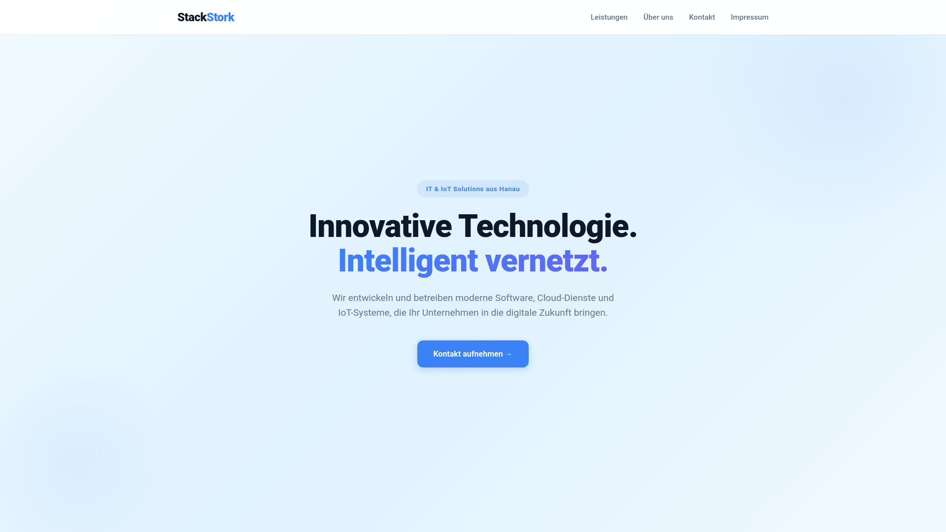 website screenshot of https://stack-stork.com/