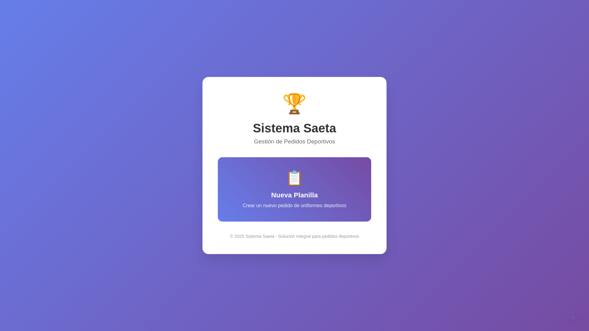 website screenshot of https://saeta-catalogo.pages.dev/