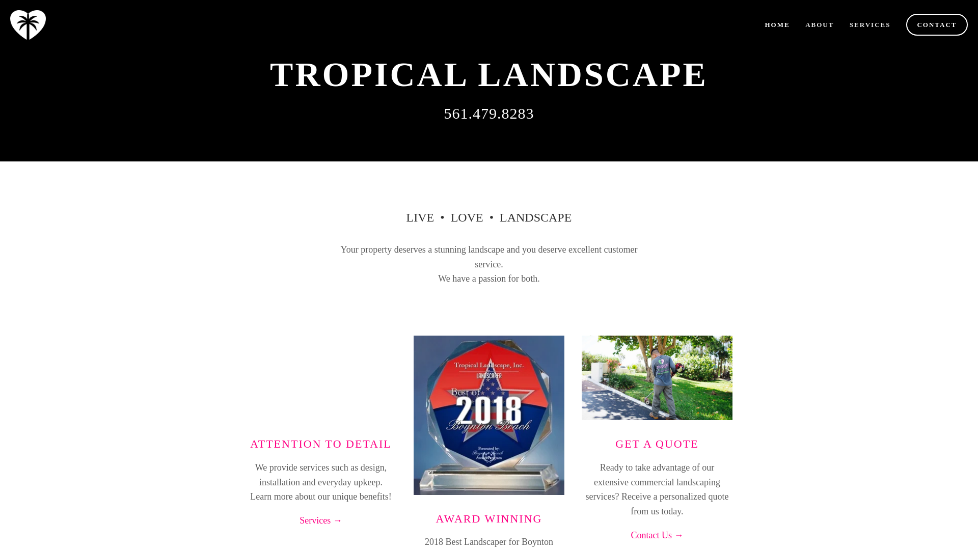 website screenshot of https://yardcrewworks.com/