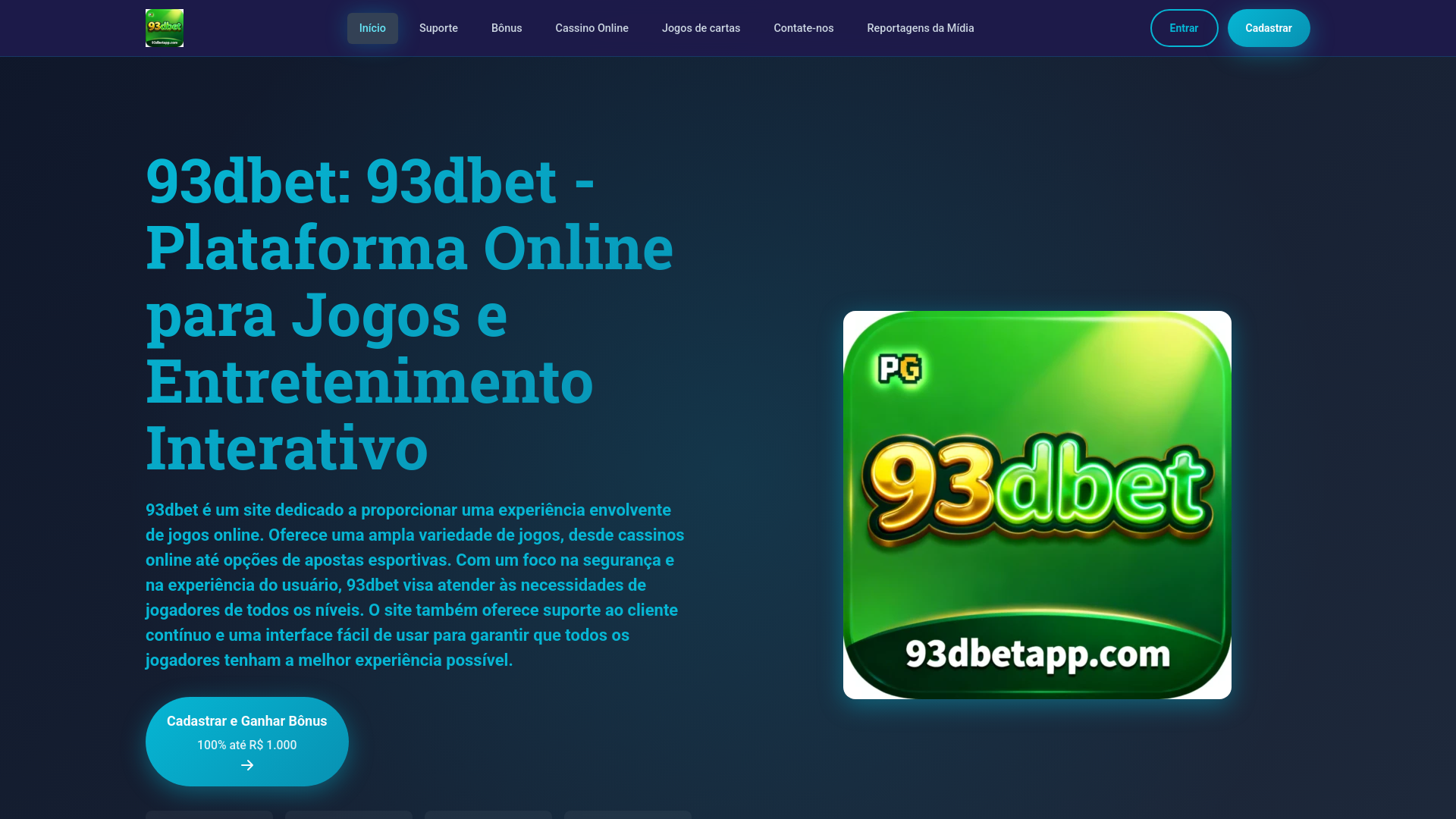 website screenshot of https://93dbetapp.com/