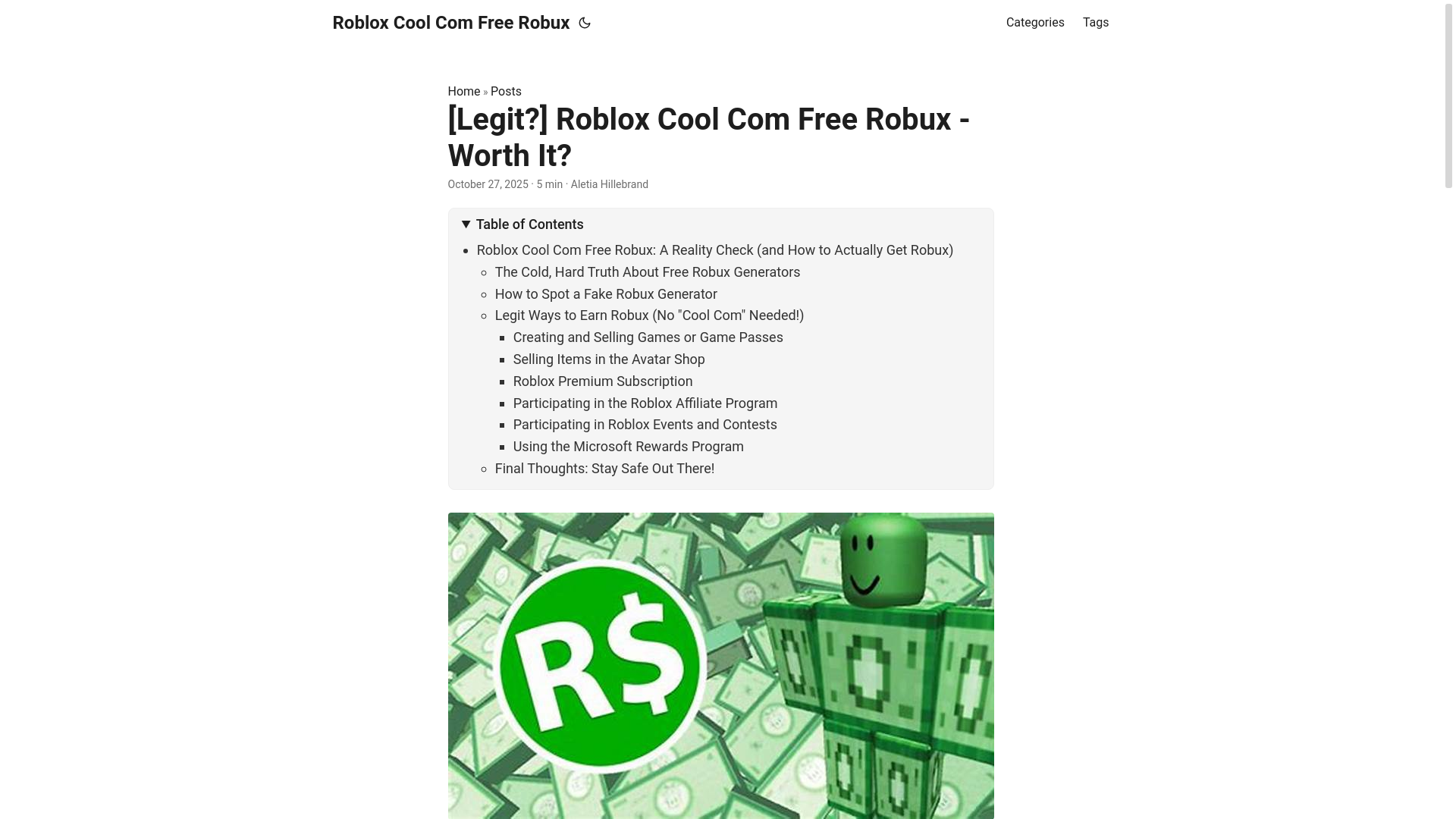 website screenshot of https://roblox-cool-com-free-robux.pages.dev/