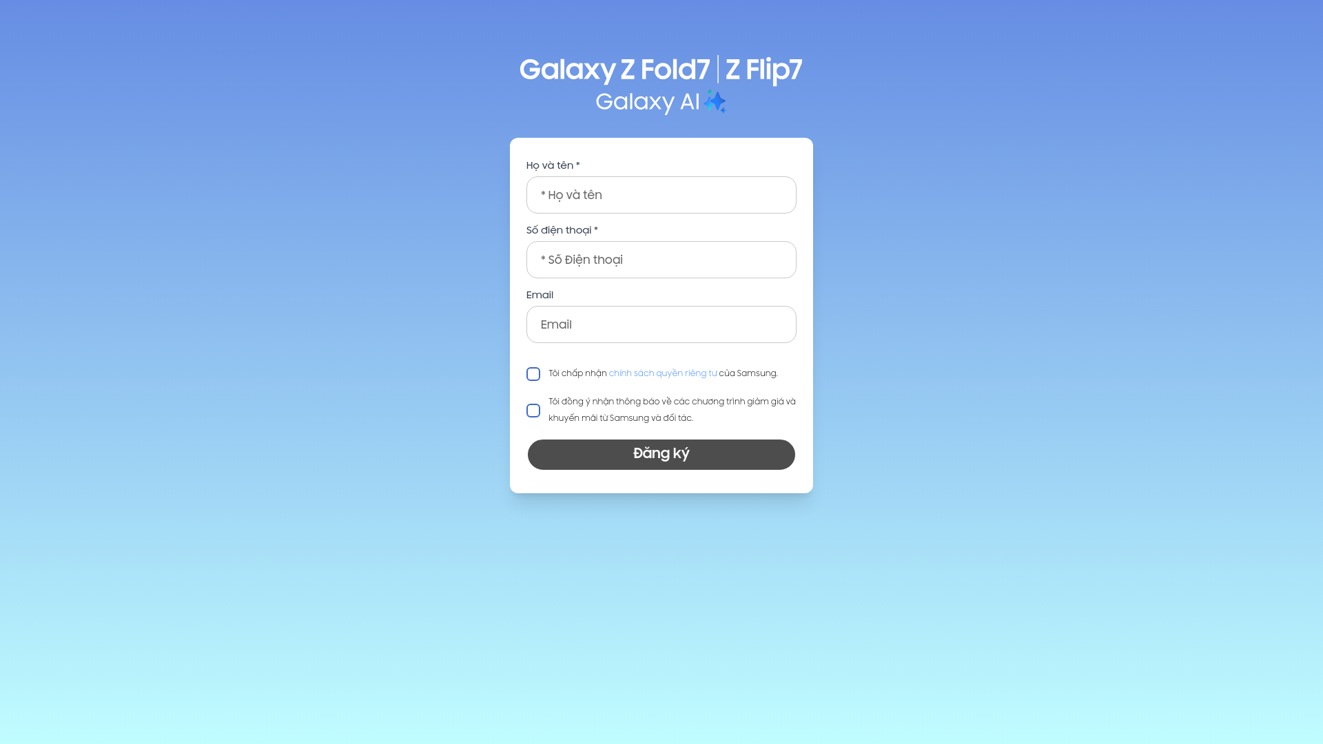 website screenshot of https://trainghiemgalaxyaimma.com/