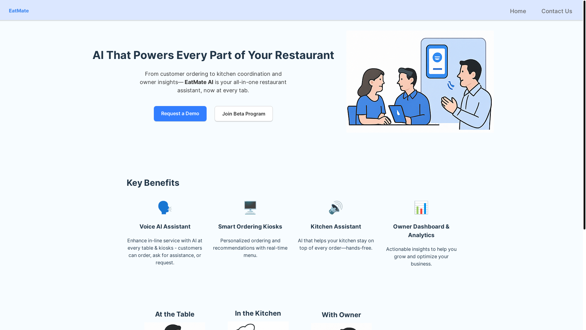website screenshot of https://eatmate-web.pages.dev/