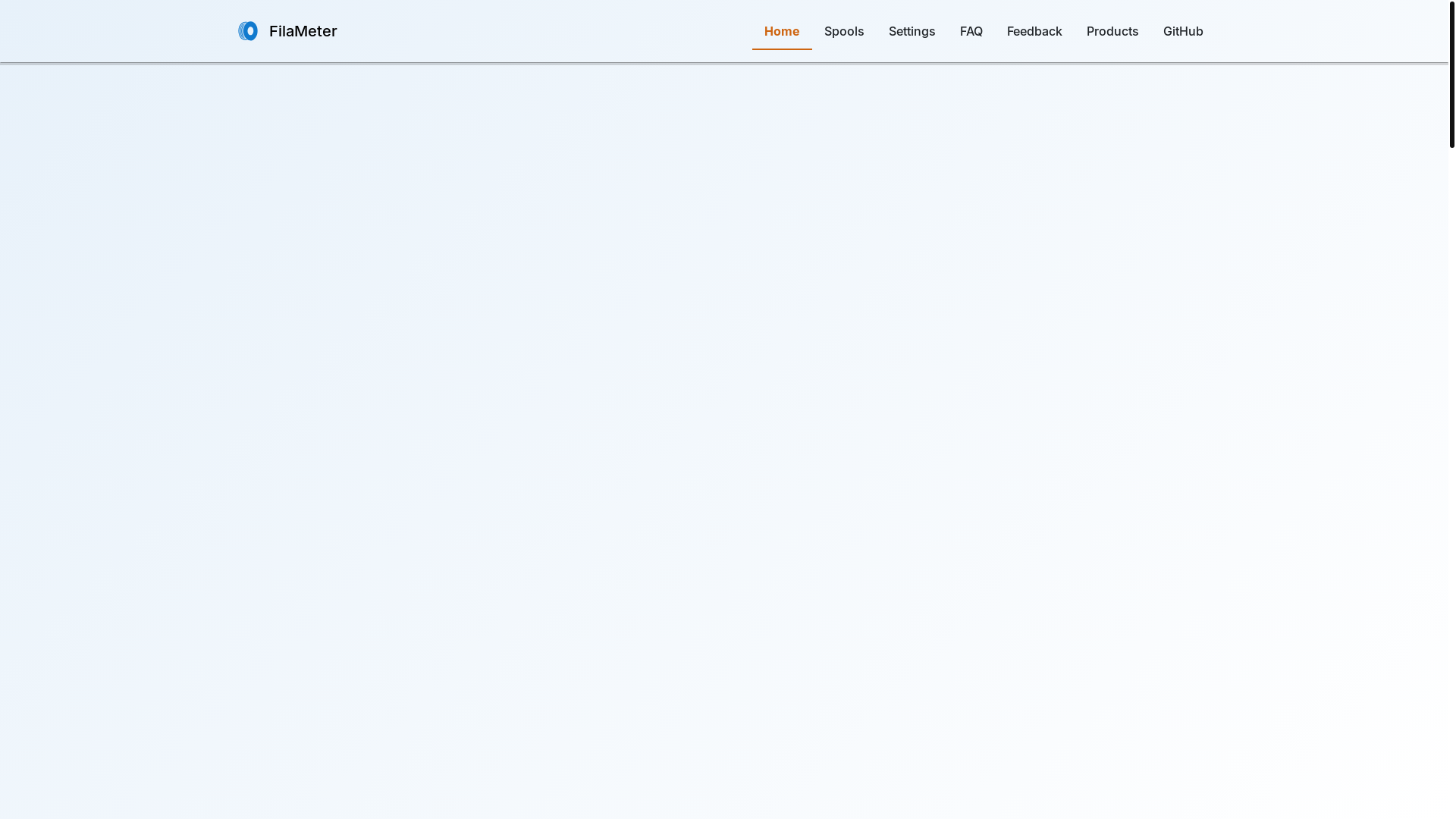 website screenshot of https://filameter.pages.dev/