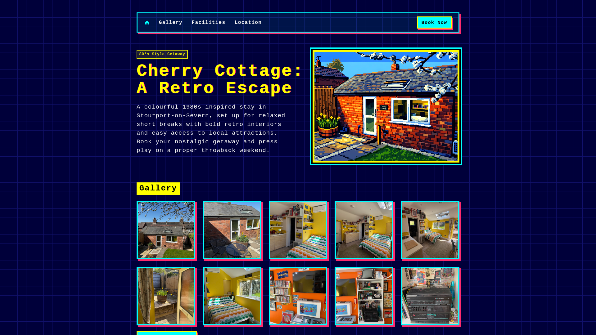 website screenshot of https://cherrycottage.pages.dev/
