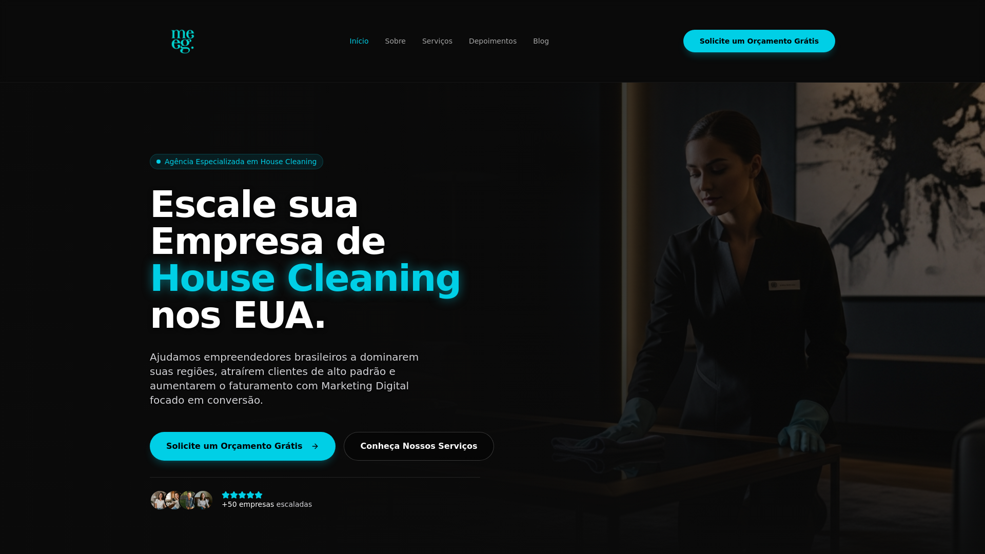 website screenshot of https://meegflow.com/