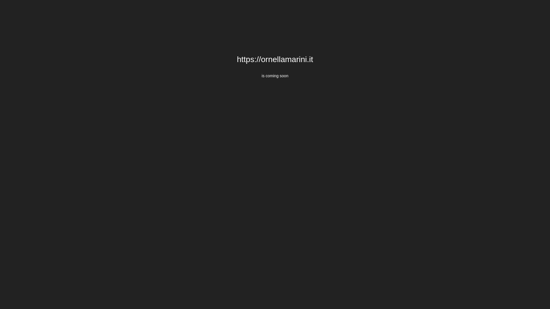 website screenshot of https://ornellamarini.it/