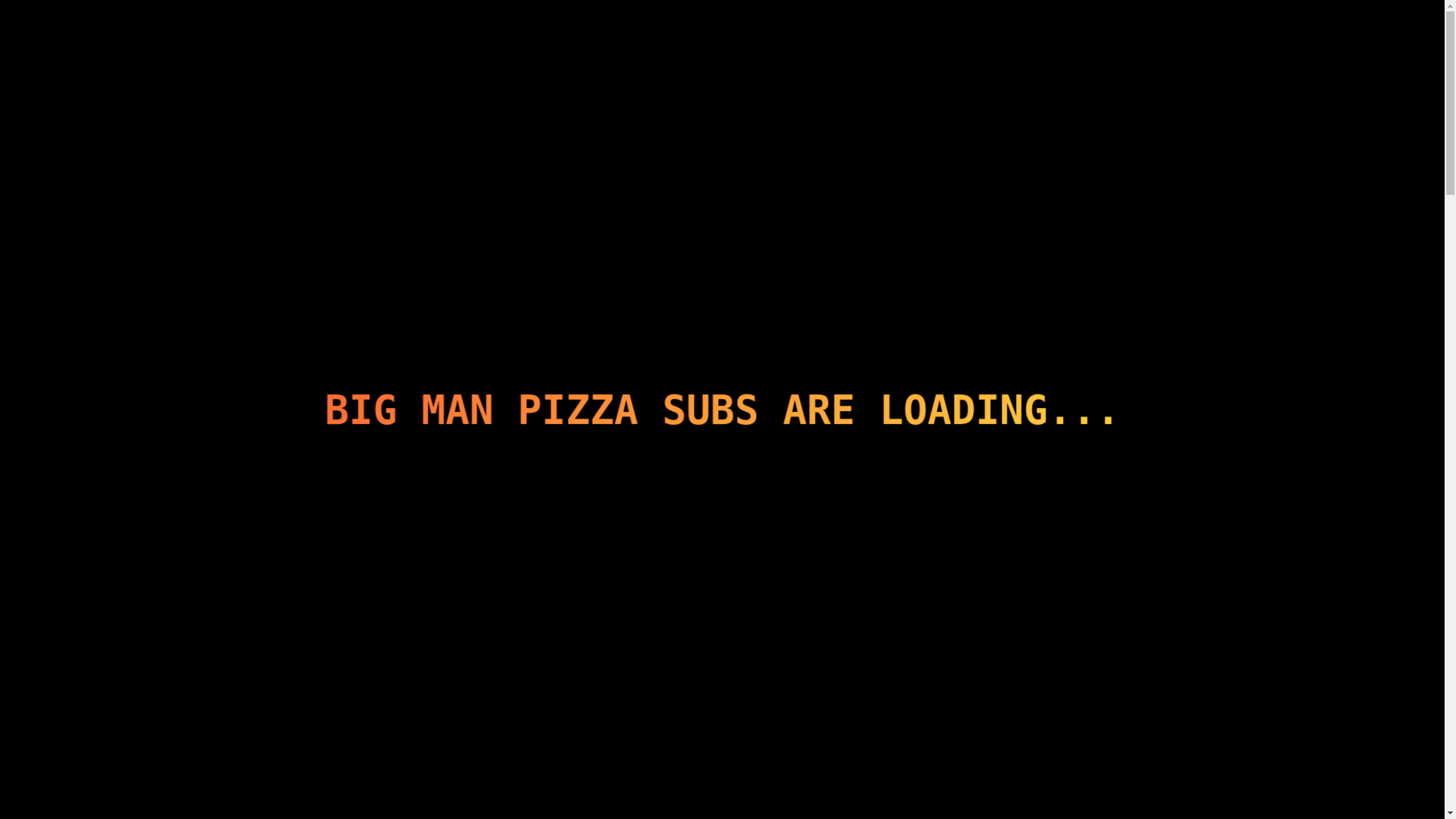website screenshot of https://big-man-pizza-subs.pages.dev/
