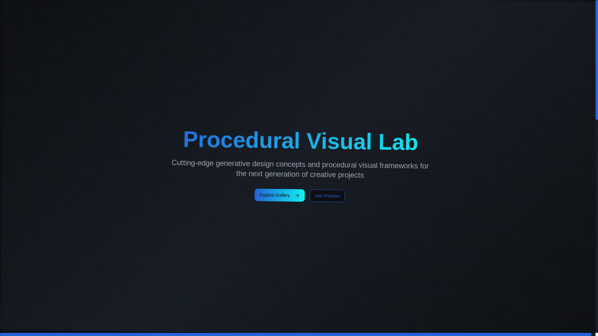 website screenshot of https://proceduralvislab.com/