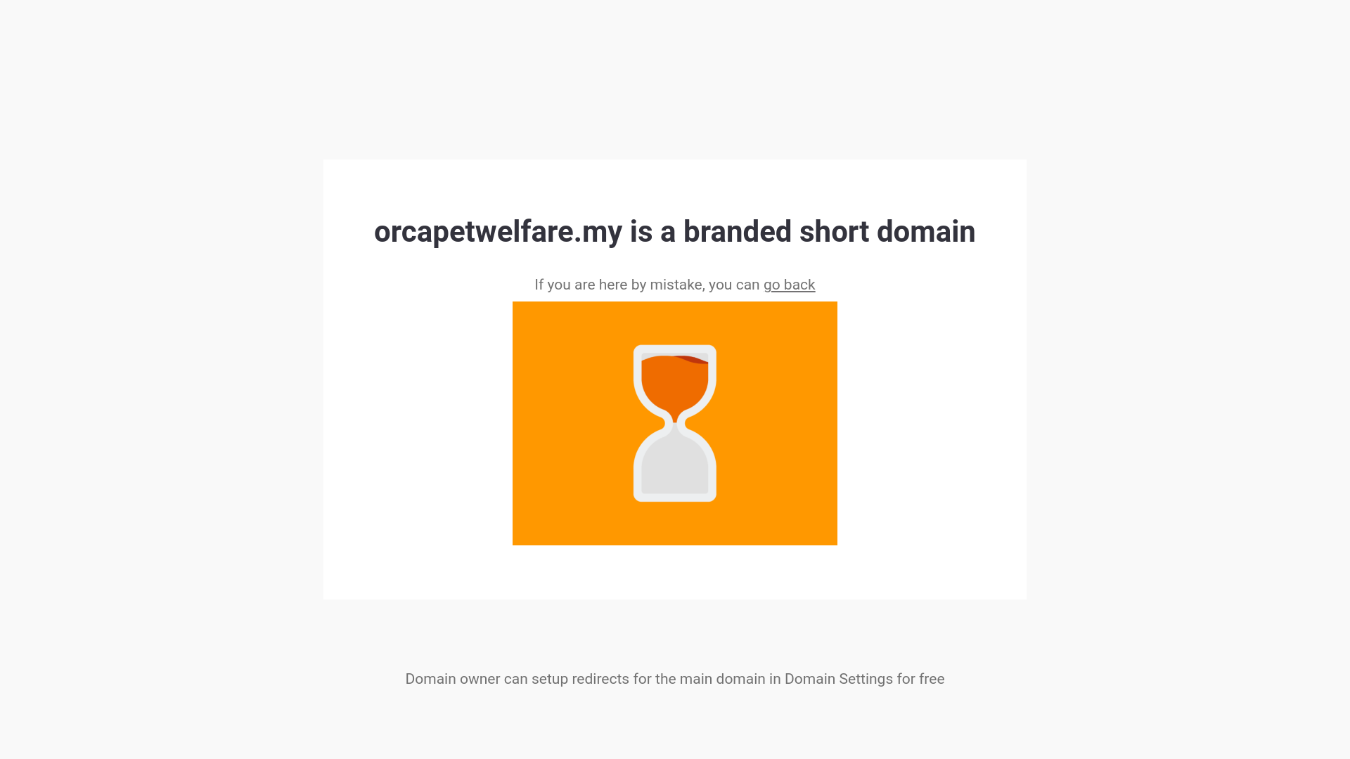 website screenshot of https://orcapetwelfare.my/