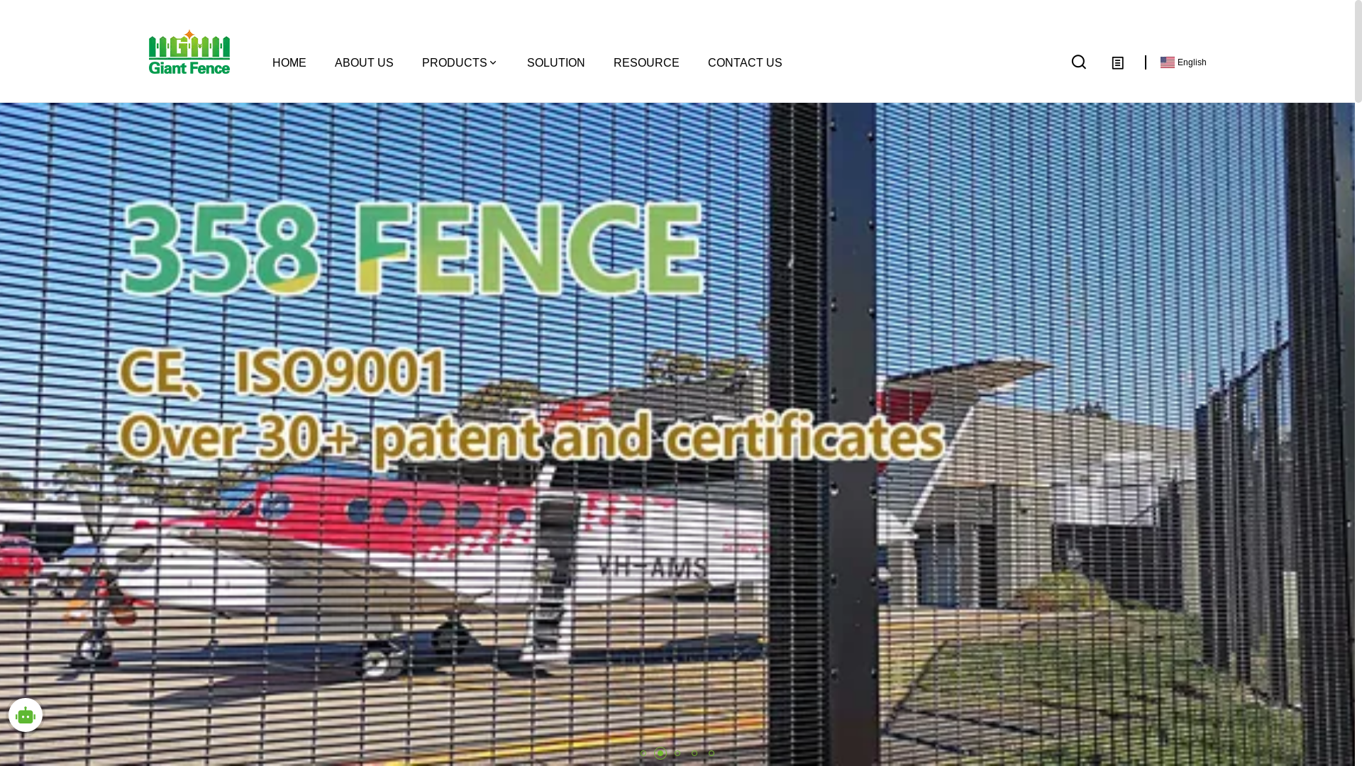 website screenshot of https://giantmesh.com/