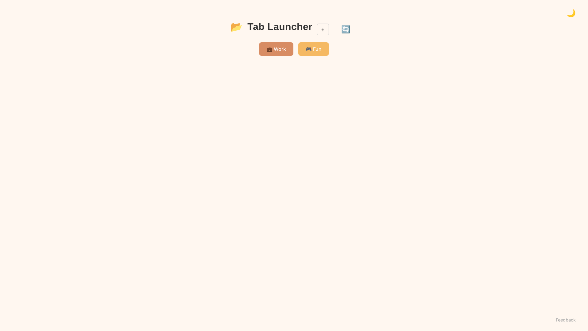 website screenshot of https://my-tab-launcher.pages.dev/