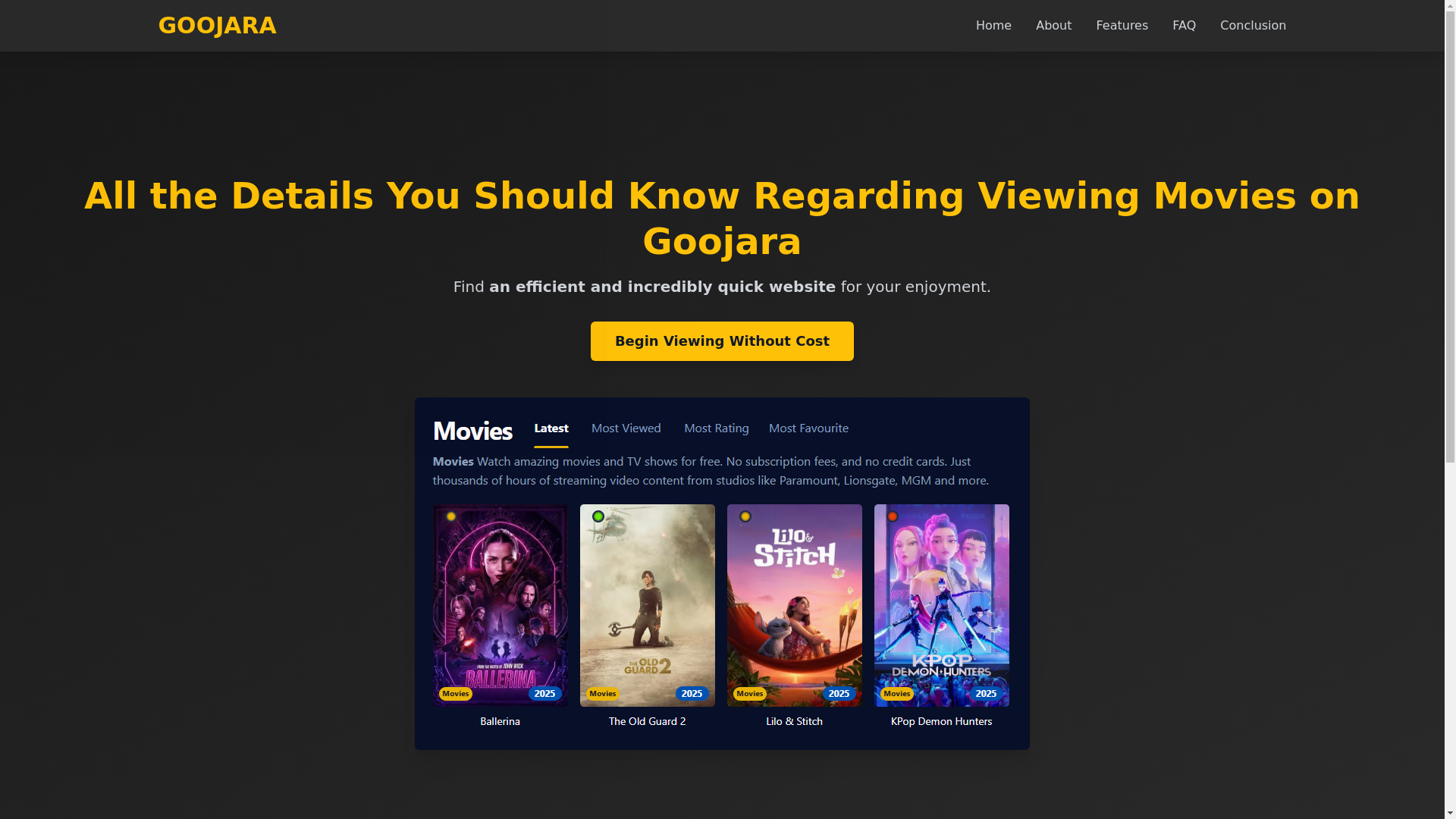 website screenshot of https://goojara-6749.pages.dev/