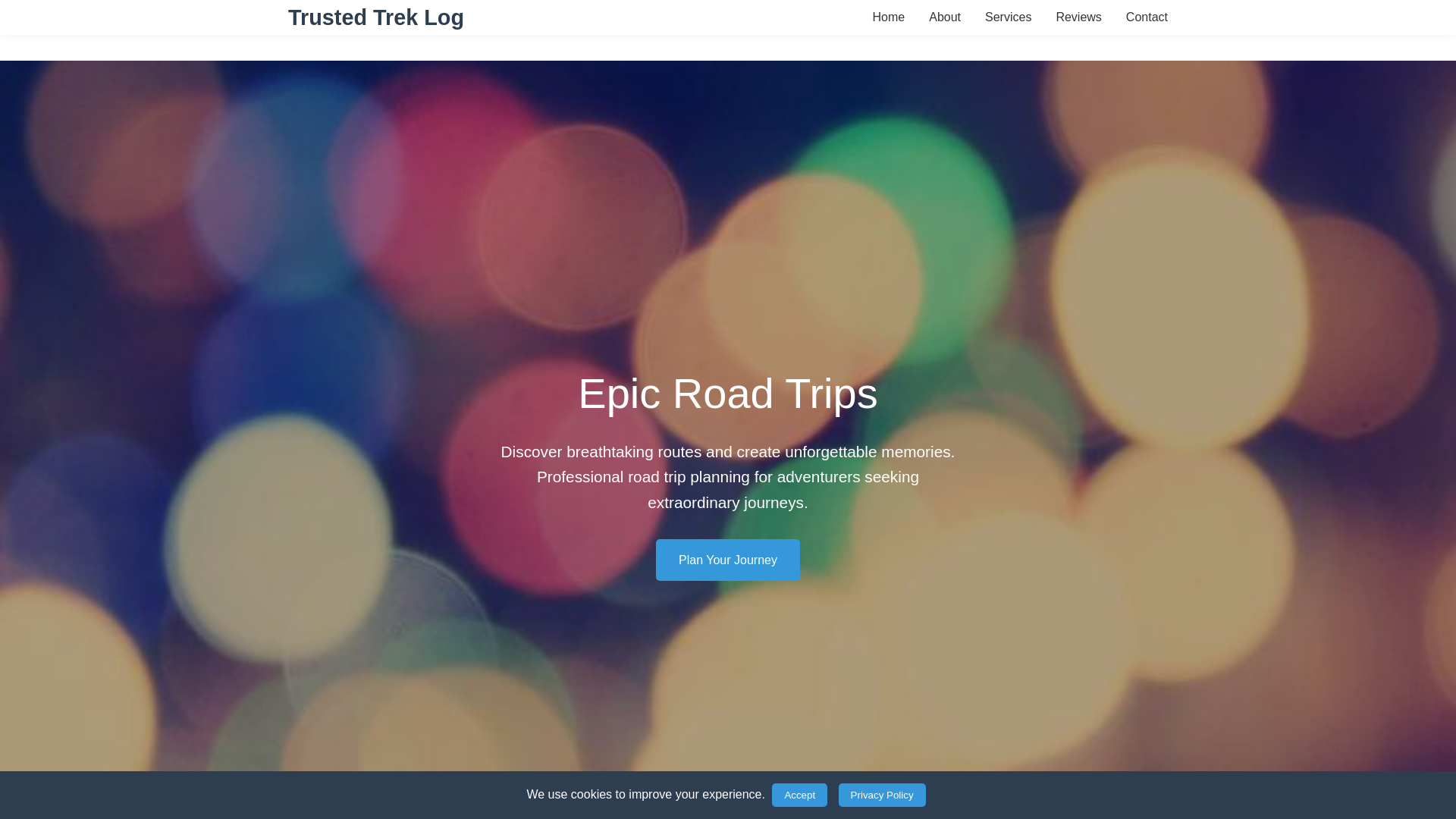 website screenshot of https://trustedtreklog.click/