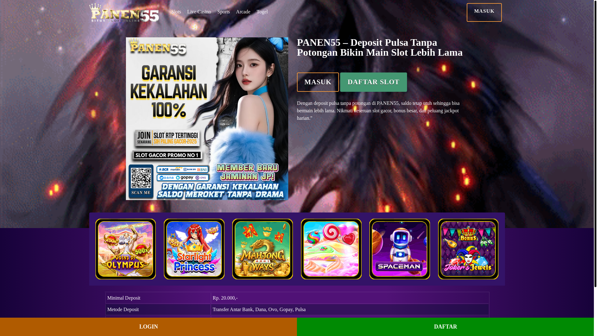 website screenshot of https://erpadigitasia-panen55-daftar22.pages.dev/