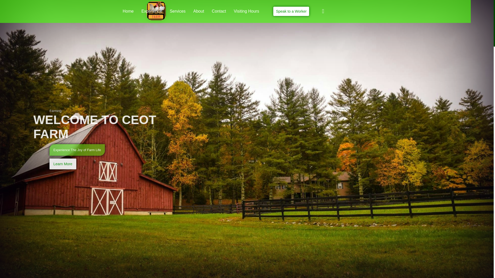website screenshot of https://ceotfarms.com/