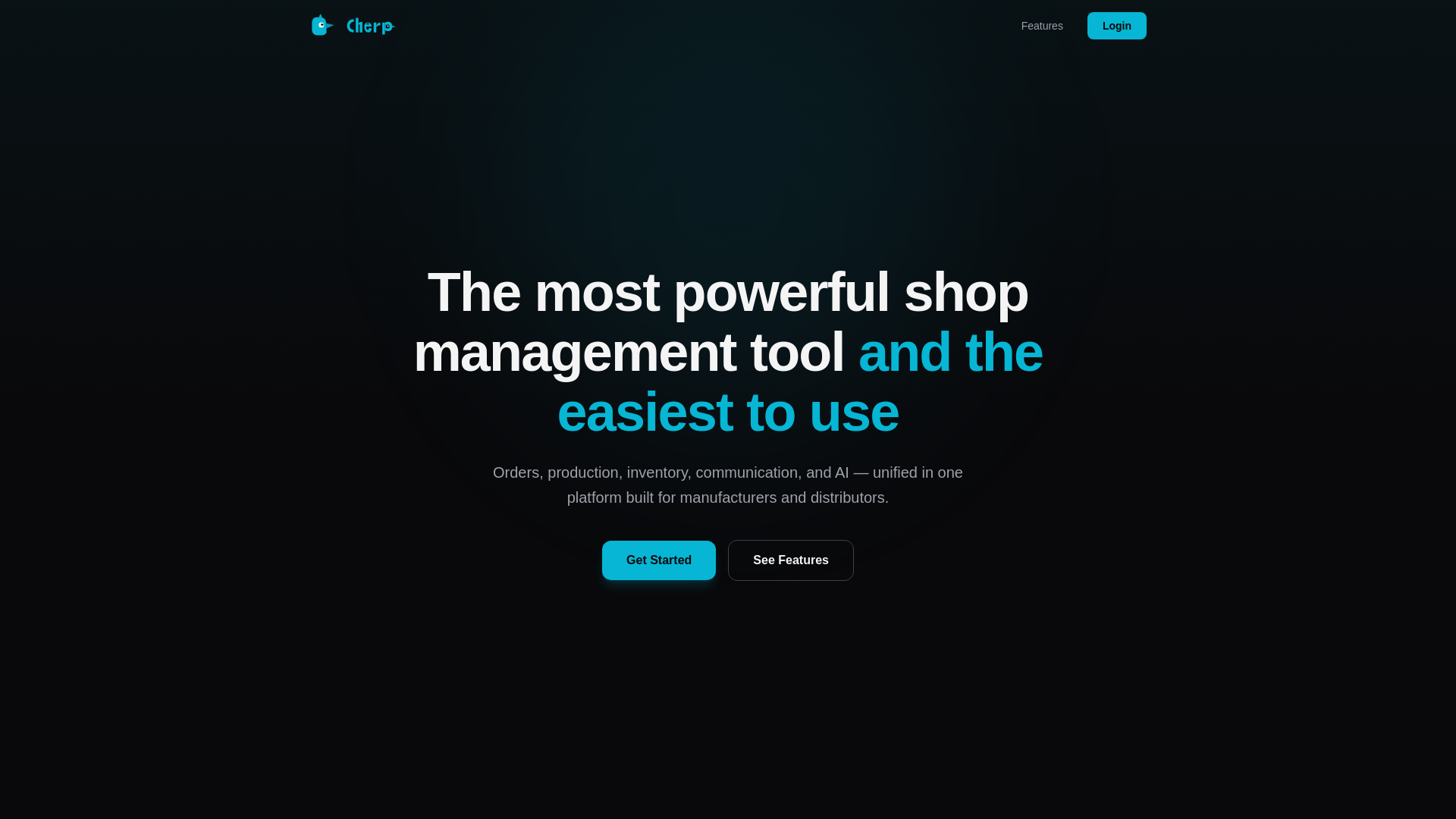 website screenshot of https://cherp-landing.pages.dev/