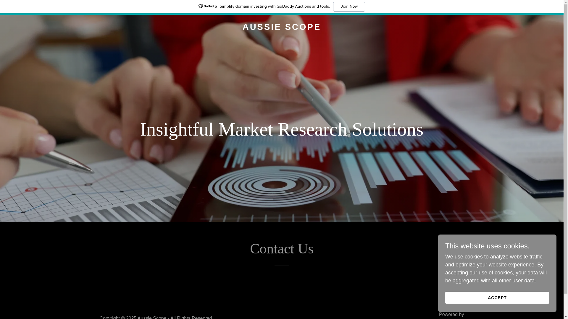 website screenshot of https://aussiescope.com/