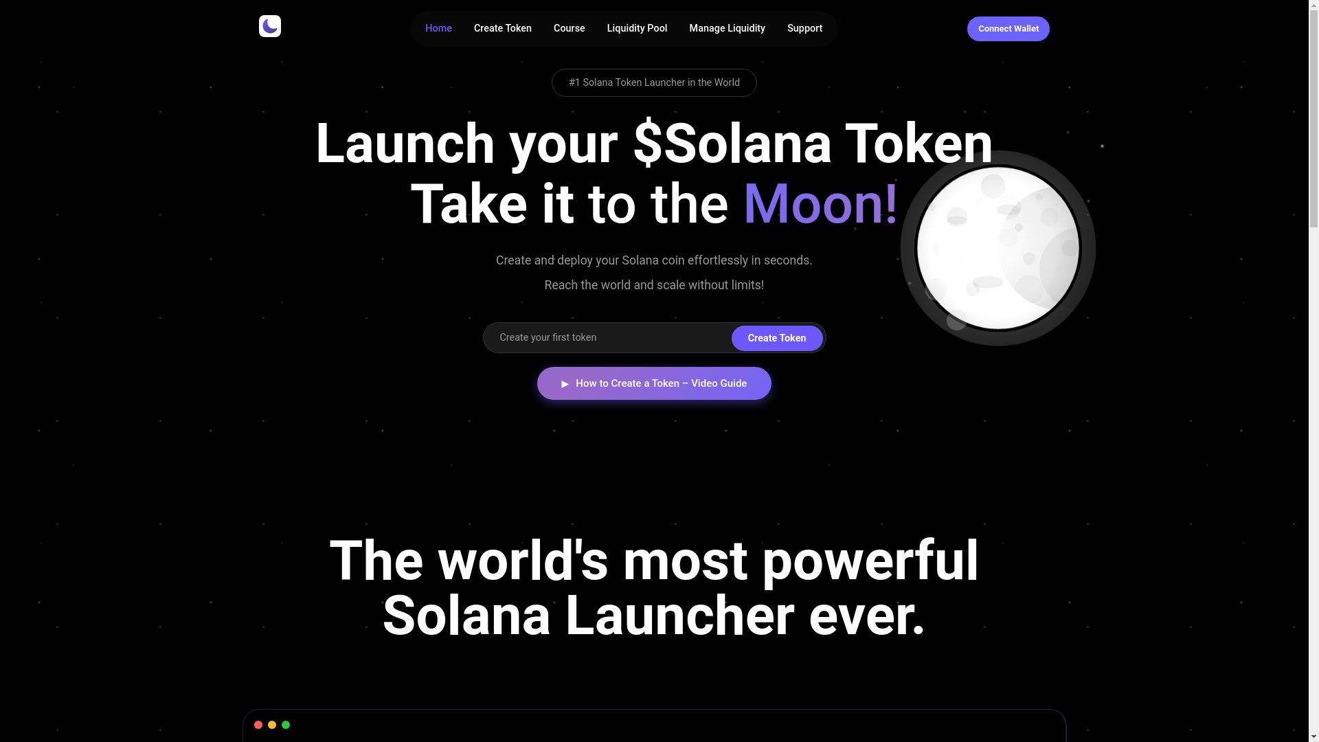 website screenshot of https://lunamint.pages.dev/