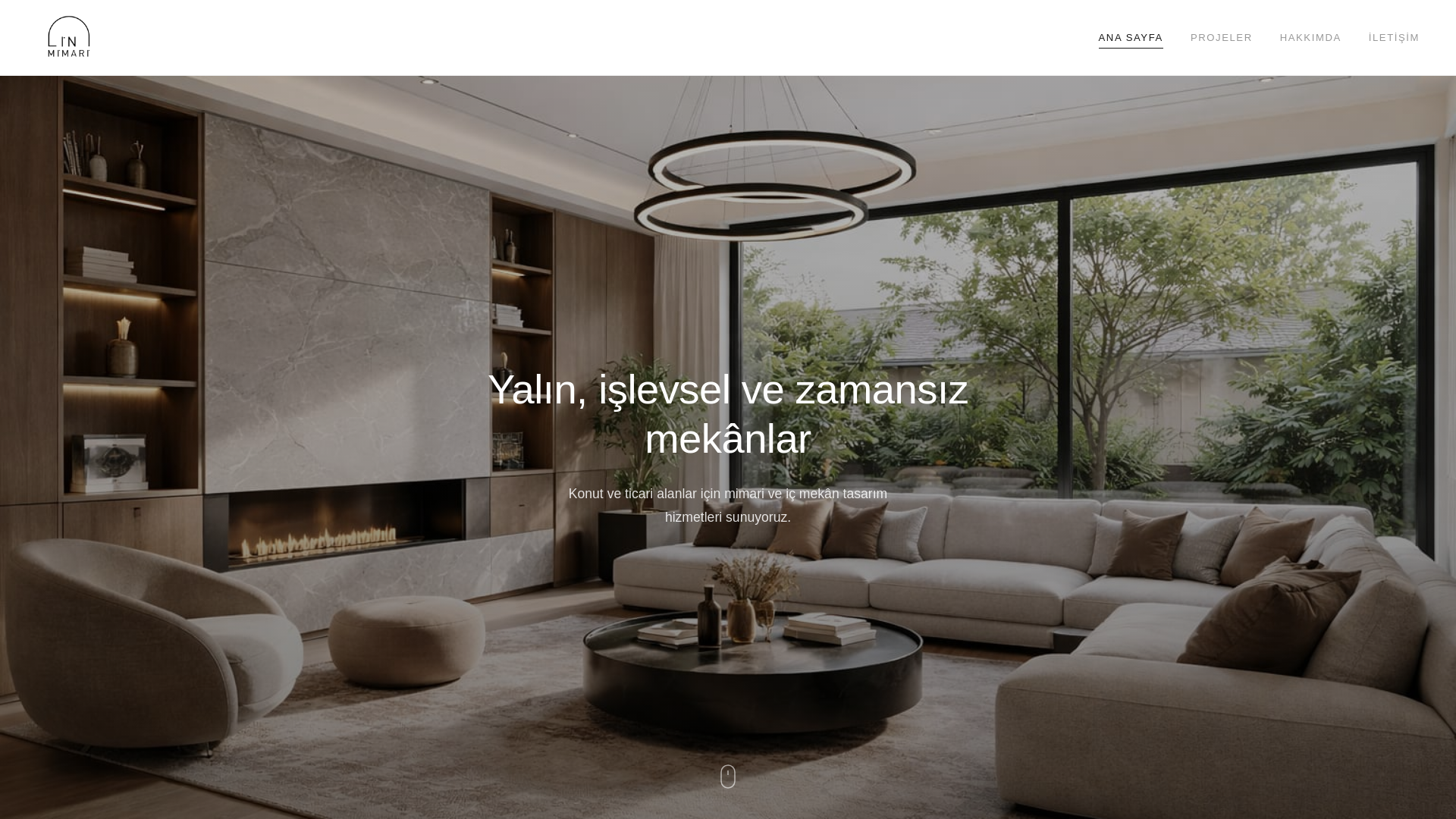 website screenshot of https://linmimari.com/