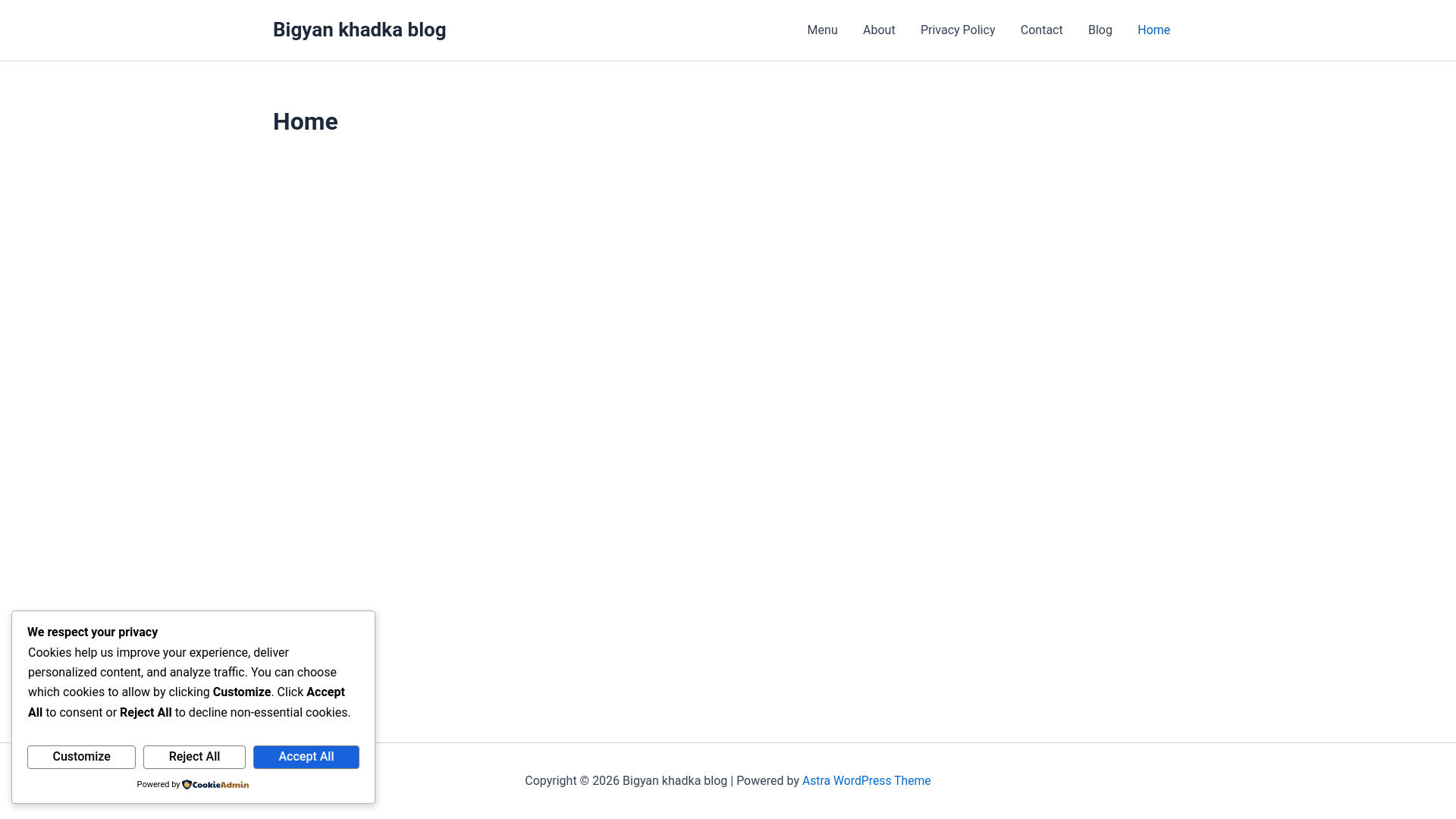 website screenshot of https://bigyankhadkacom.com/